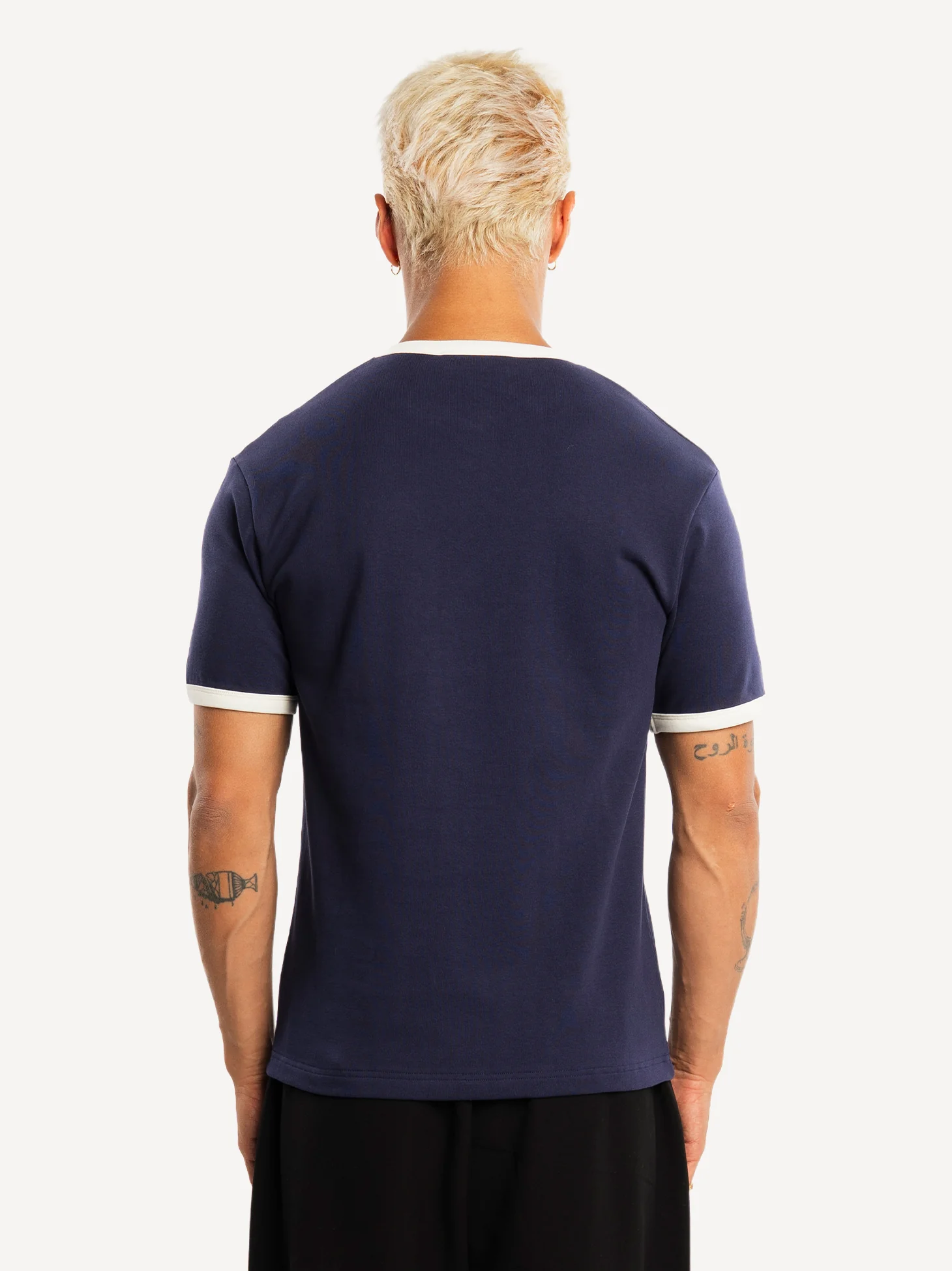 Basic Slim Fit 210gsm Ringer T-Shirt - Image 14