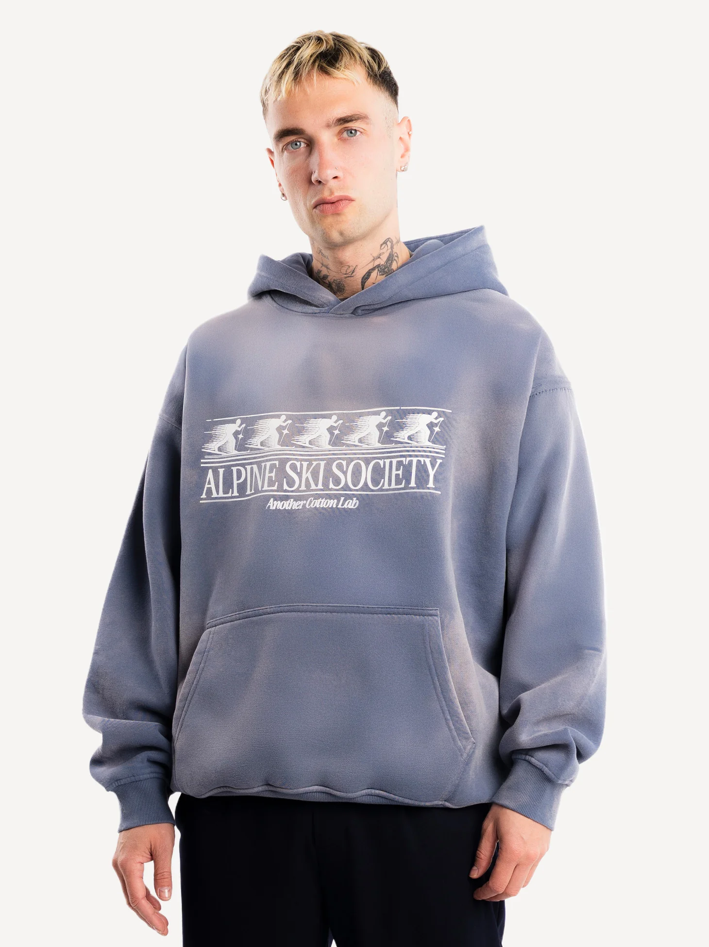 Alpine Ski Society Washed Hoodie - Image 3