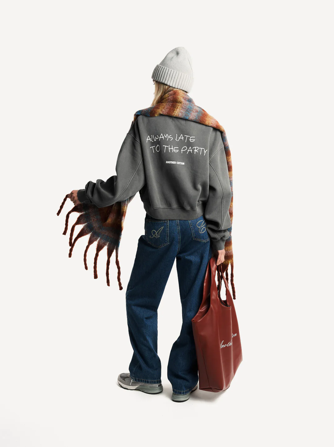 Always Late Cropped Sweatshirt - Image 3