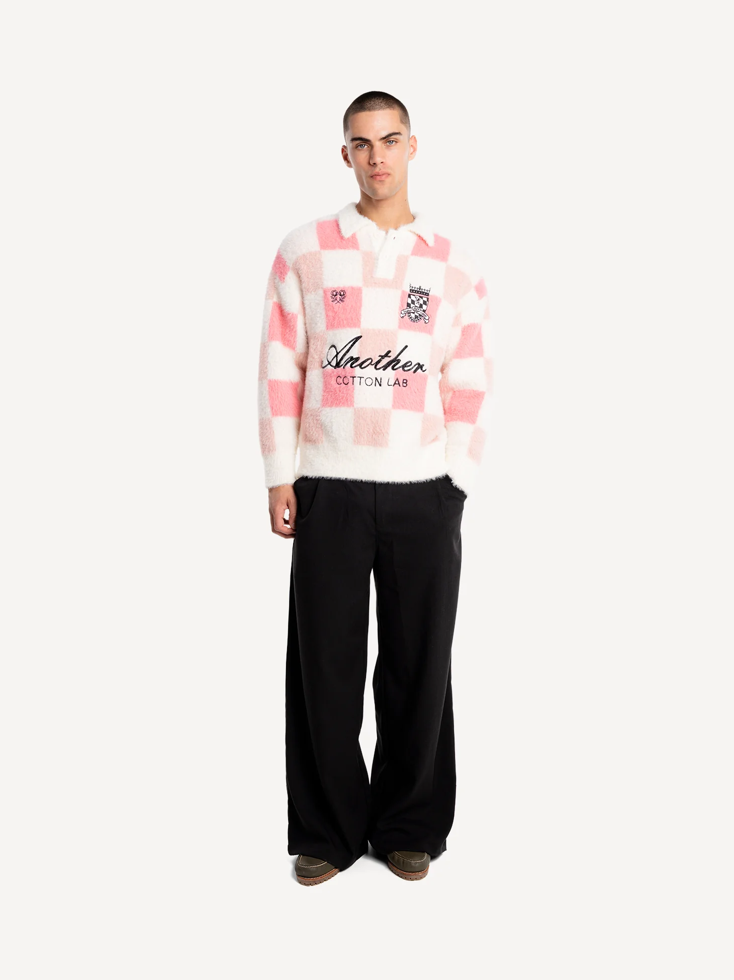 Another Checked Knit Sweater - Image 7