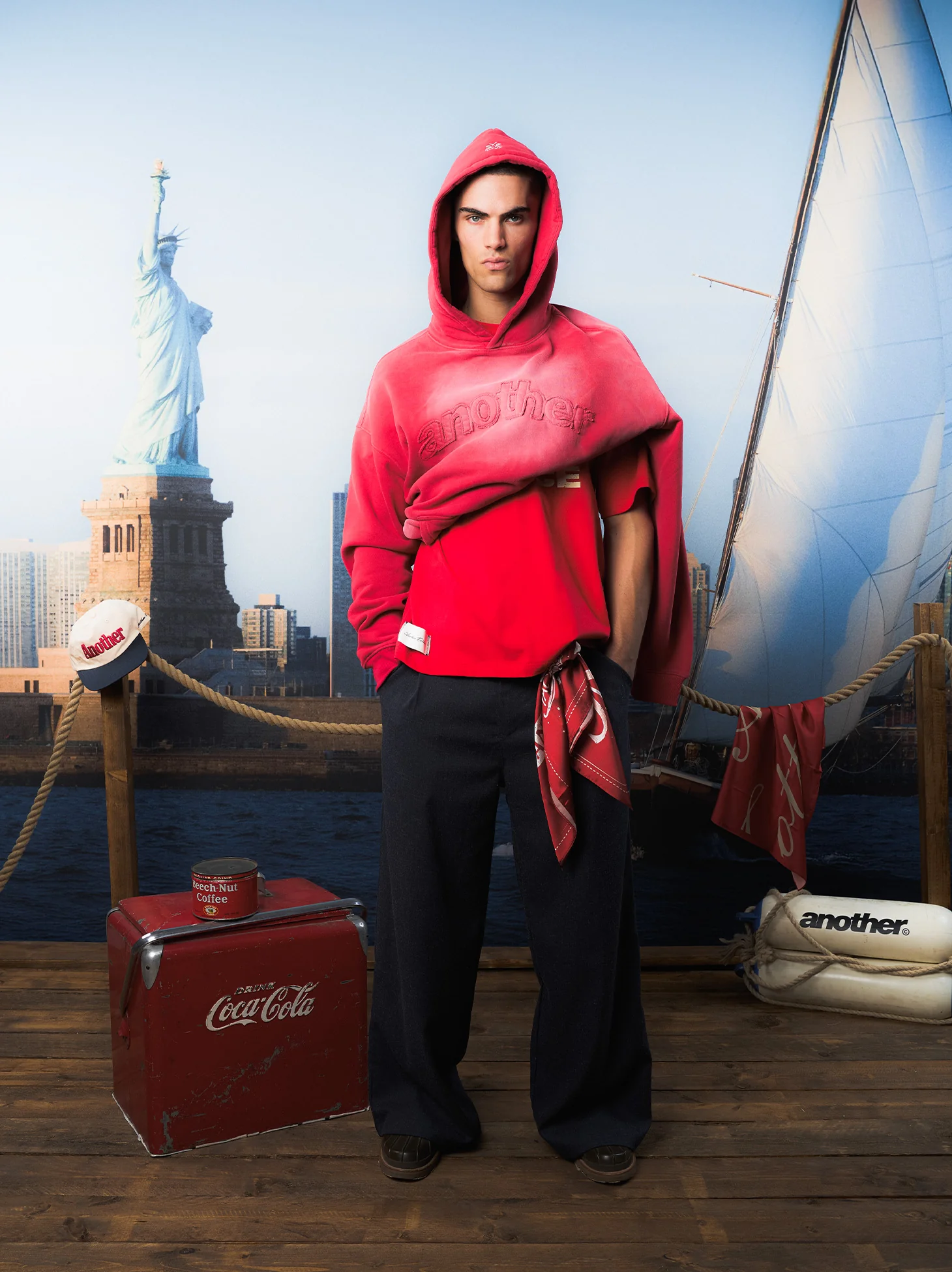Another College Washed Hoodie - Image 10