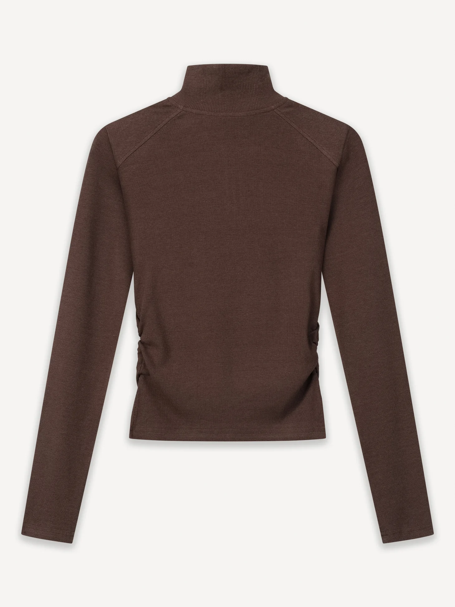 Another Cropped Rib Half Zip Longsleeve - Image 2