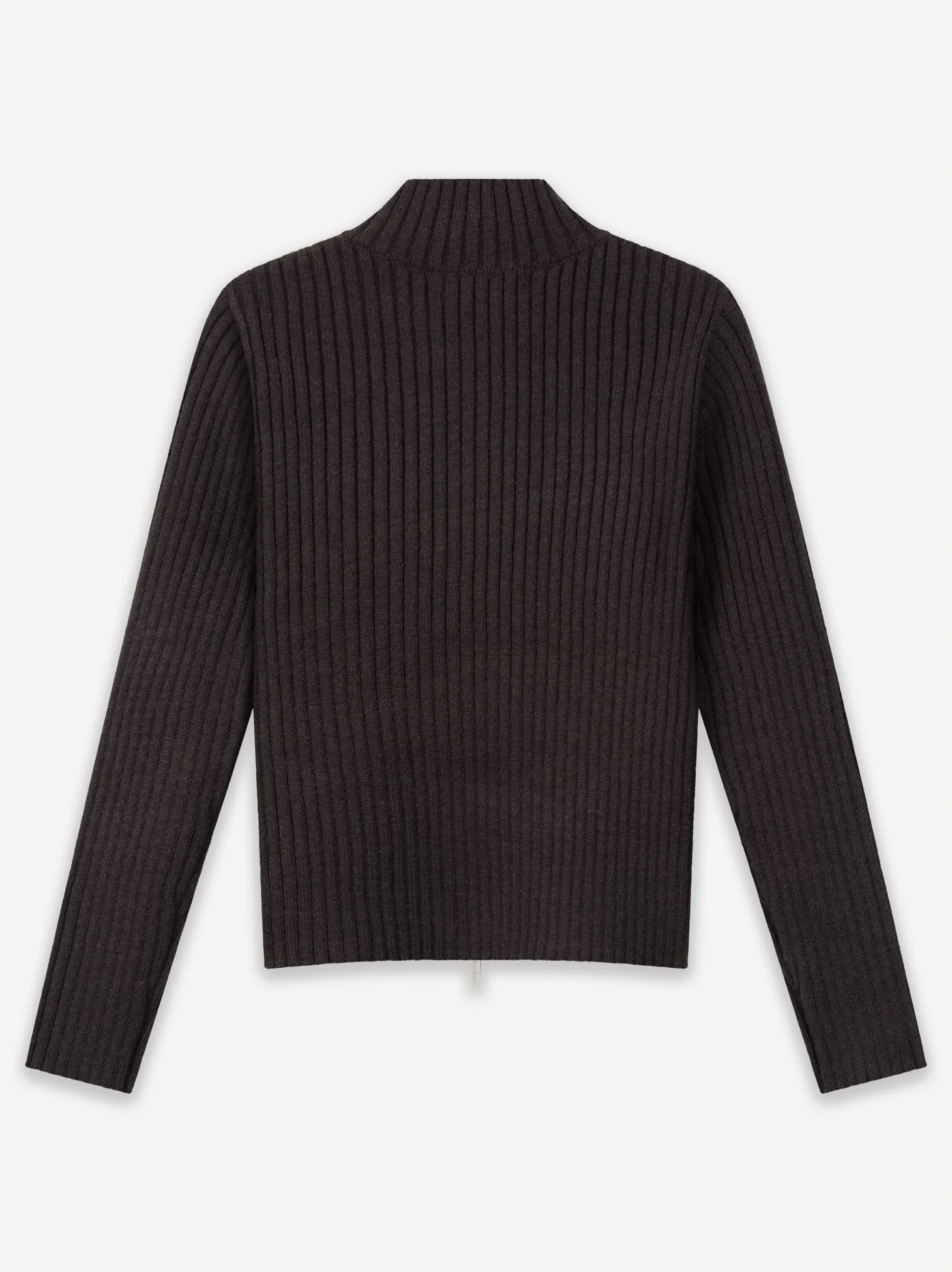 Another Cropped Rib Zip Women - Image 2