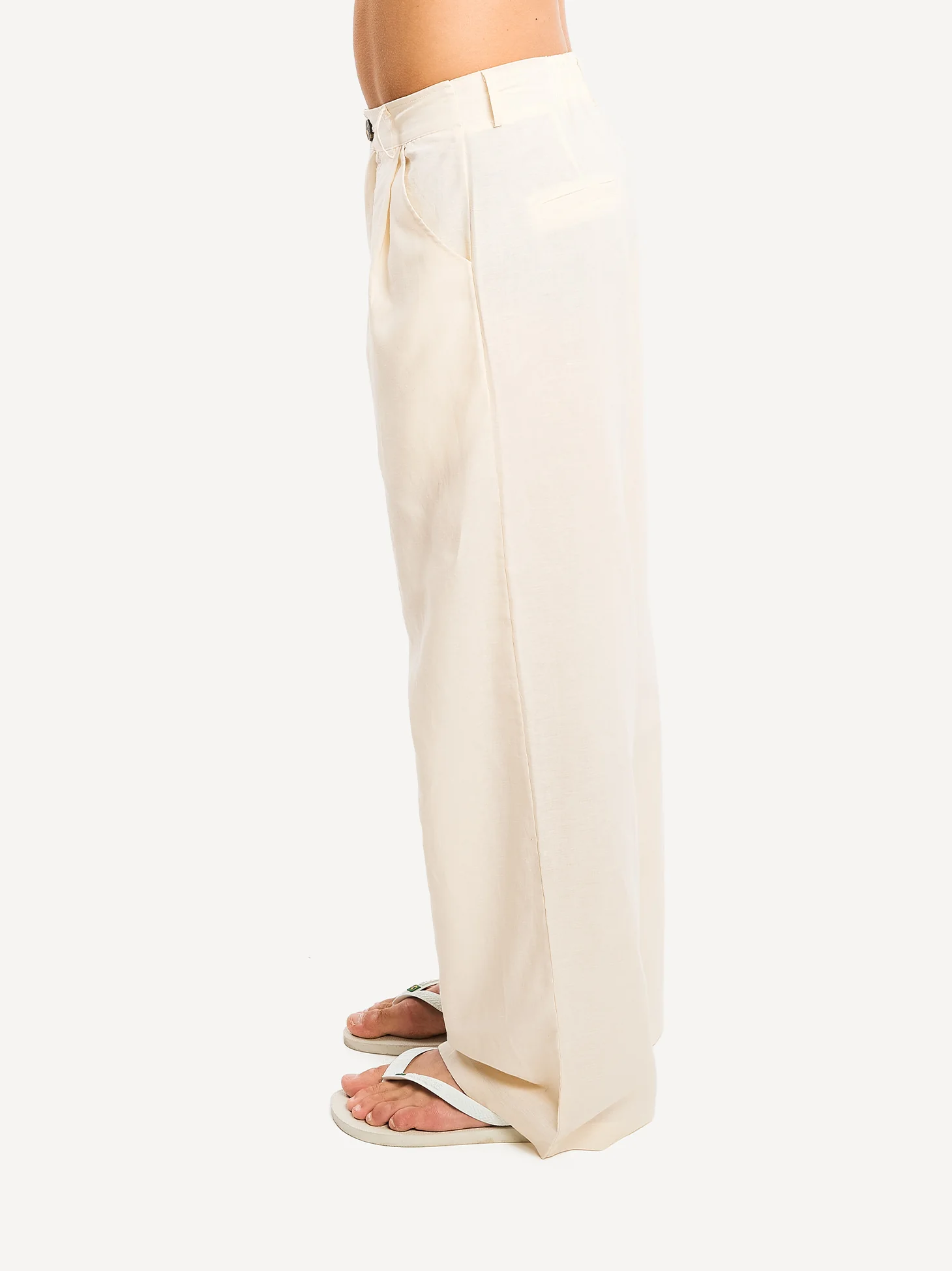 Another Wide Fit Linen Pant - Image 16