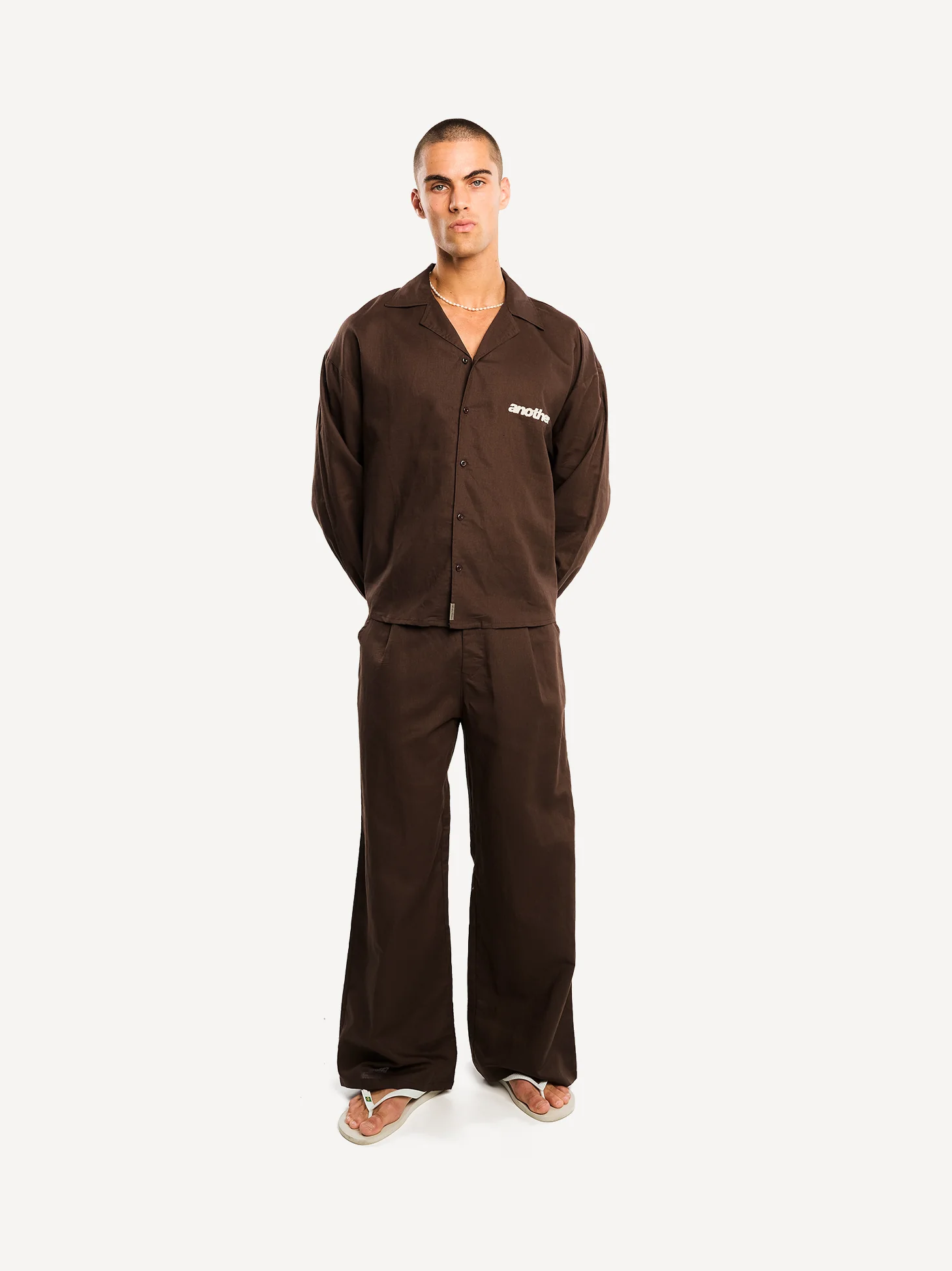 Another Wide Fit Linen Pant - Image 22