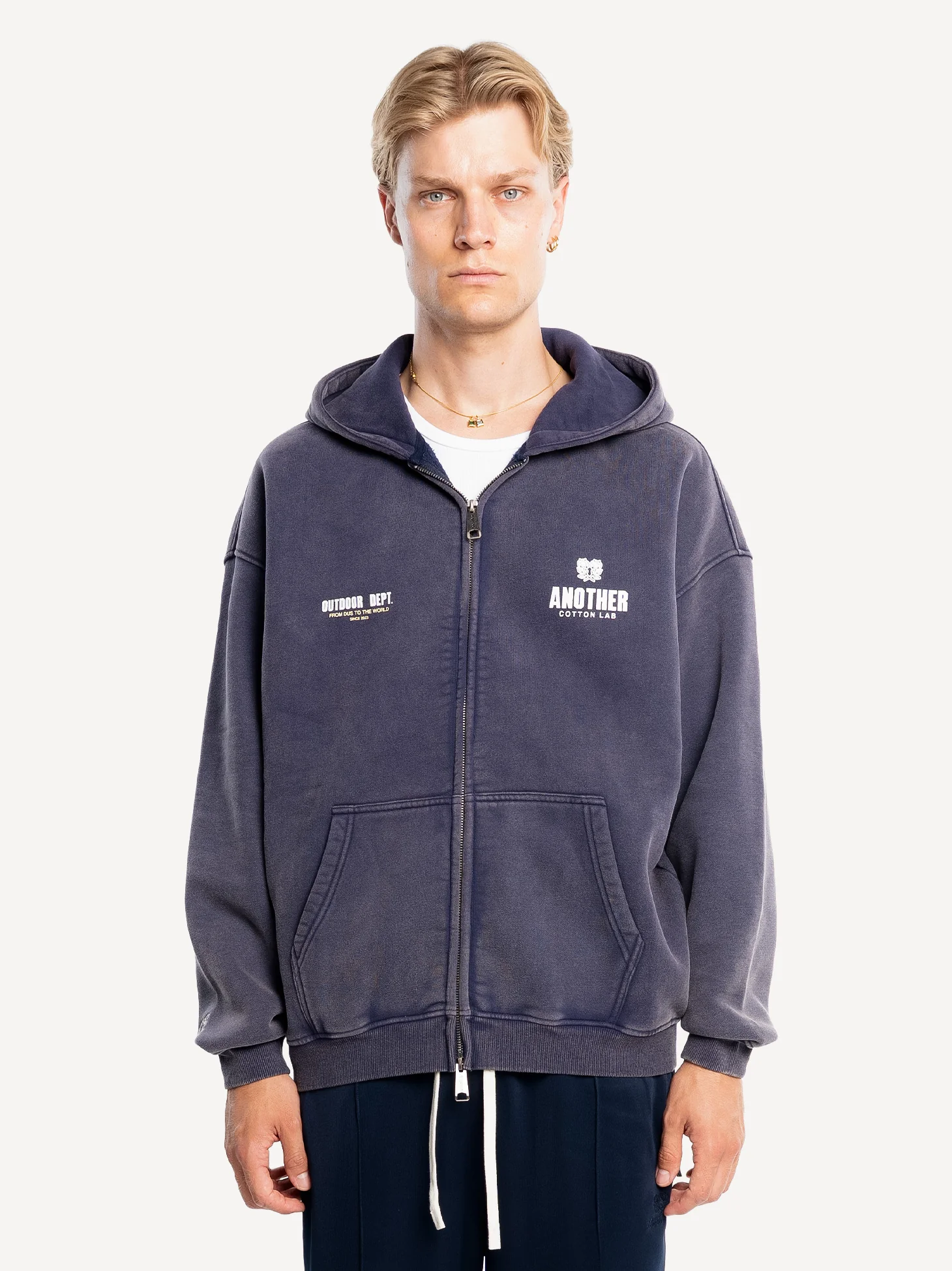 Another Outdoor Dept. Washed Zip-Hoodie - Image 4