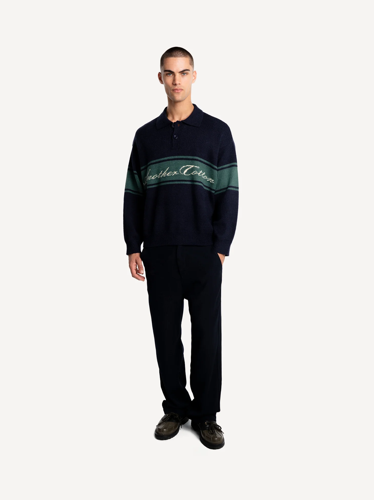 Another Signature Knit Rugby Sweater - Image 8