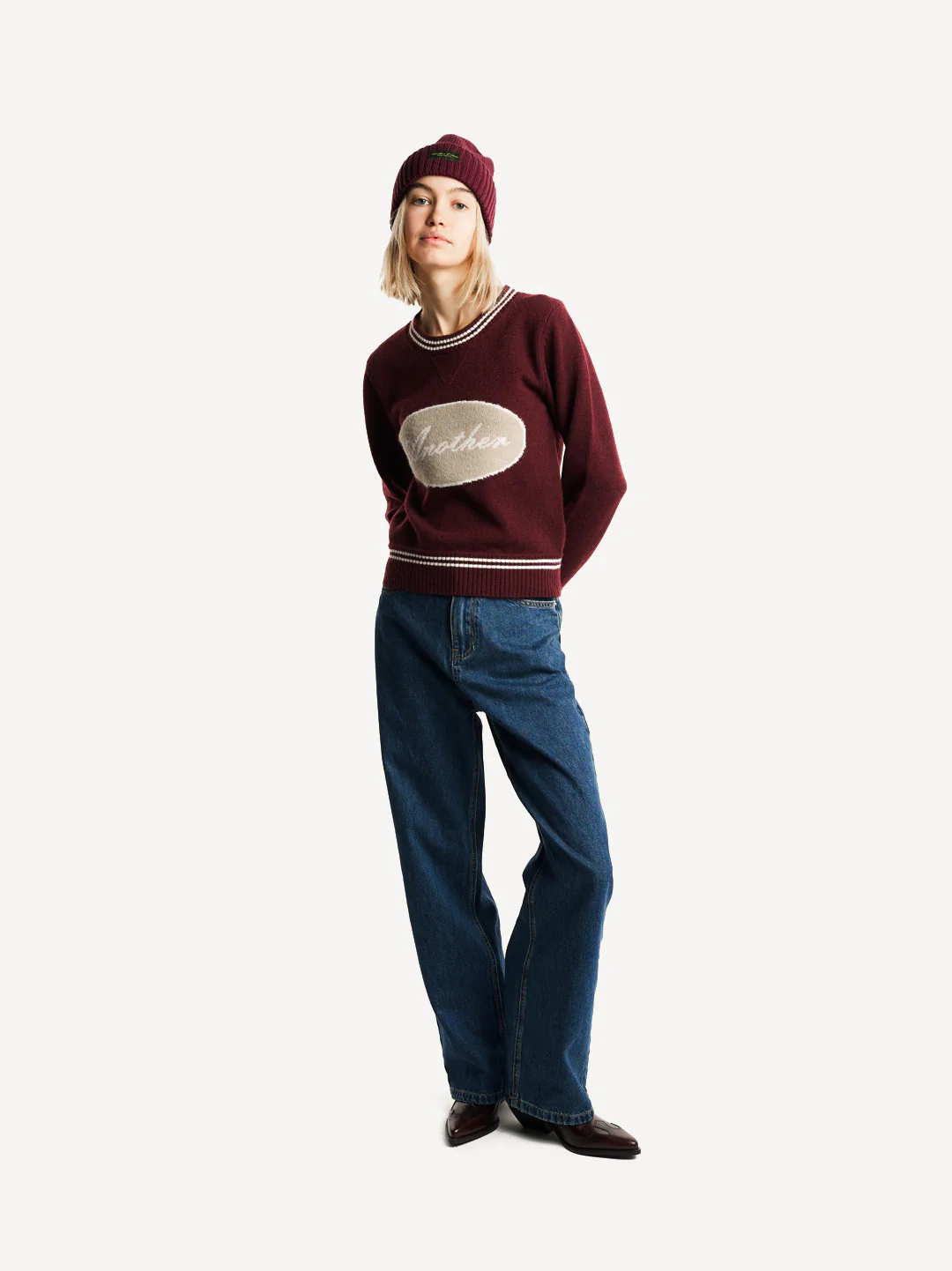 Another Patch Logo Signature Knit Sweater - Image 6