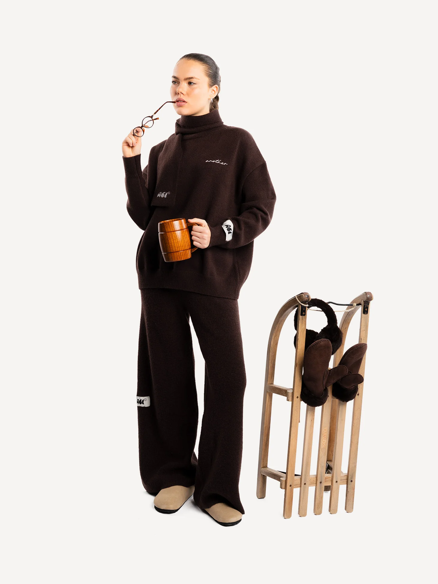 Another Spellout Signature Knit Sweater Women - Image 4