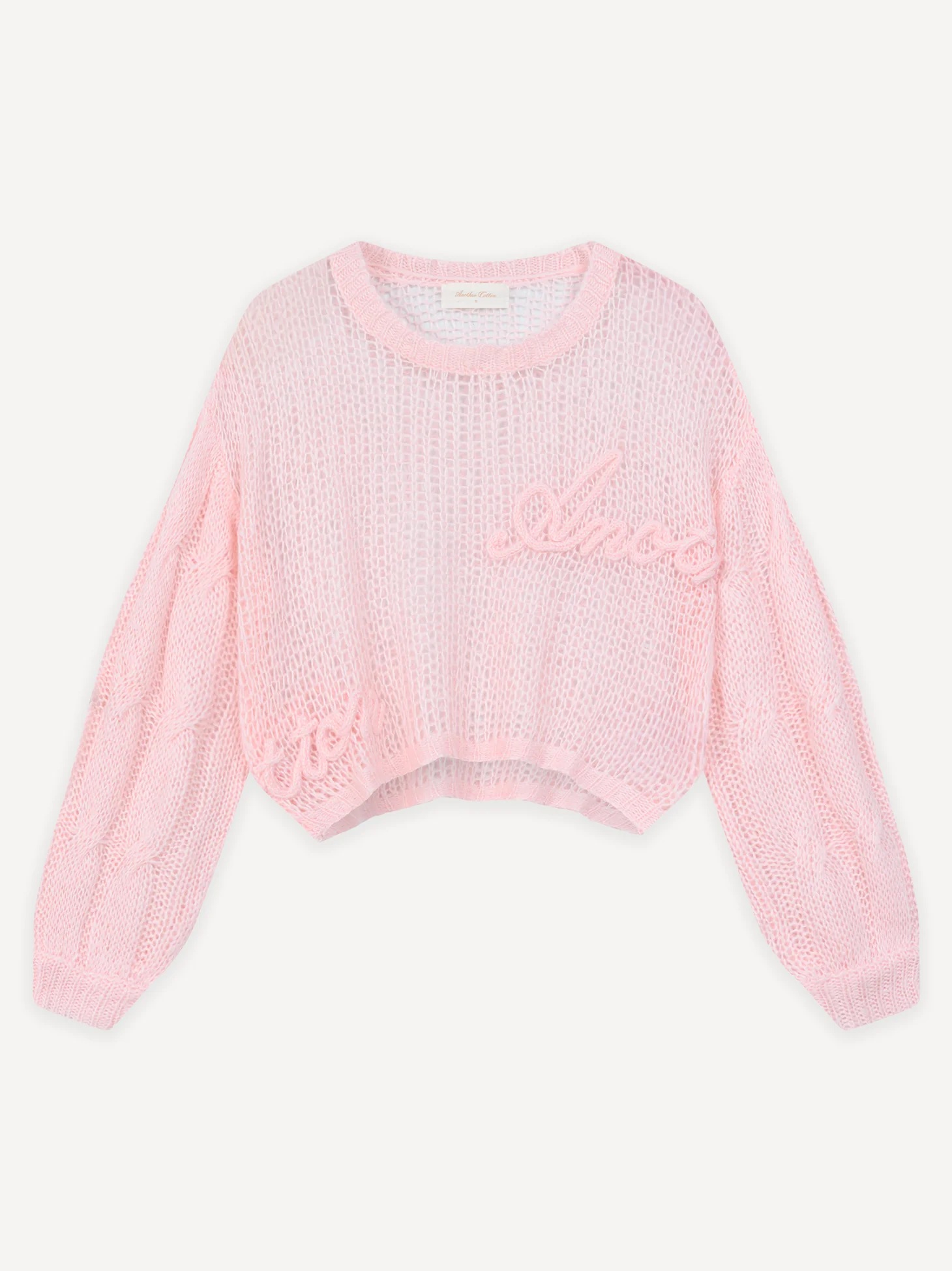 Another Signature WMN Cable Knit Sweater - Image 4