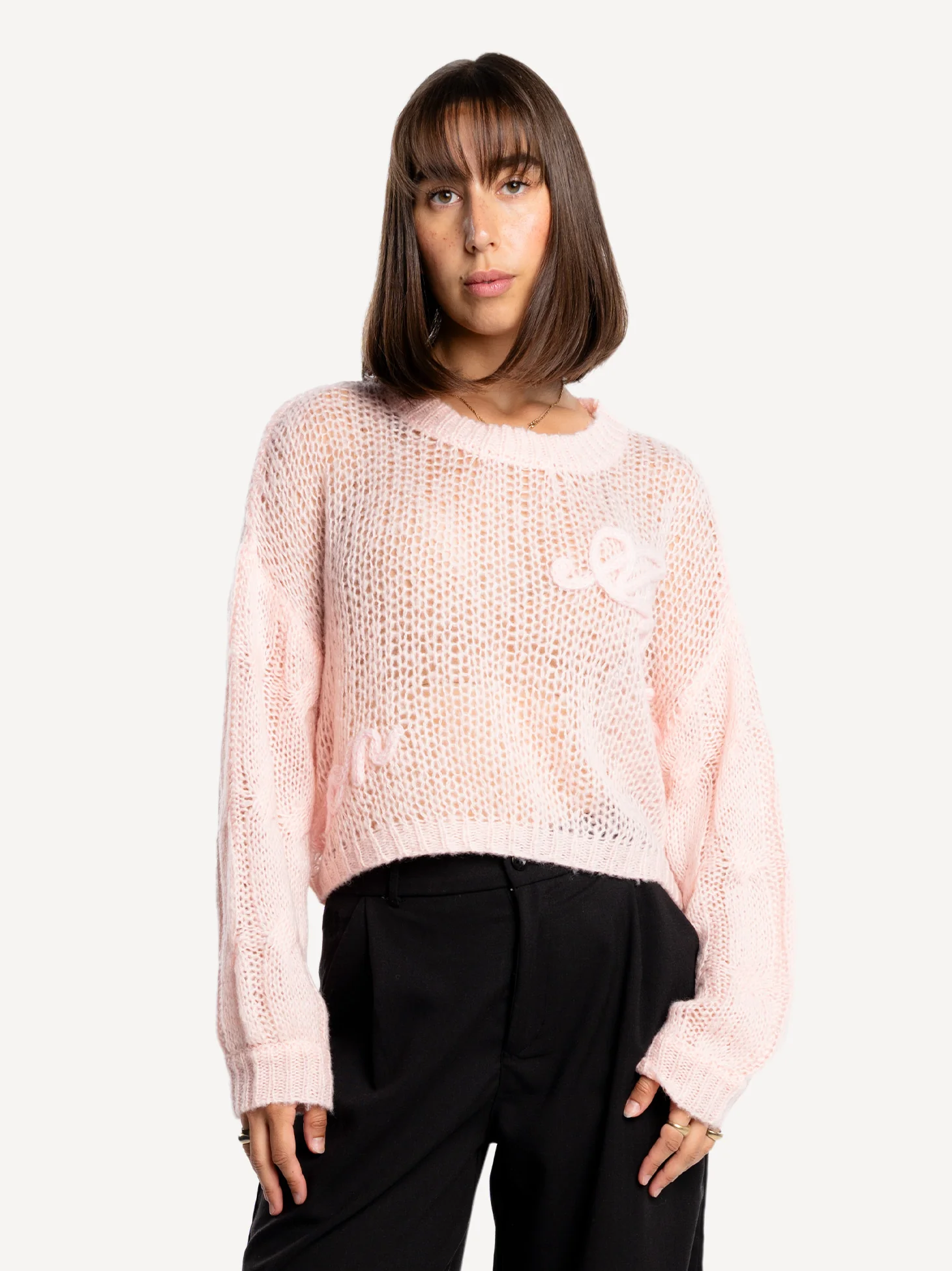 Another Signature WMN Cable Knit Sweater - Image 6