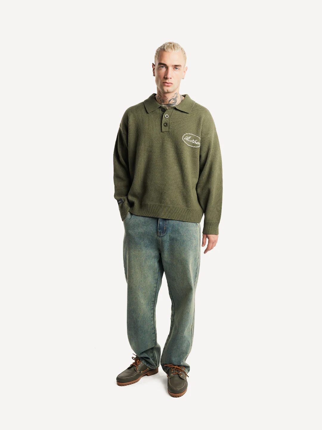 Another Three Button Knit Sweater - Image 13