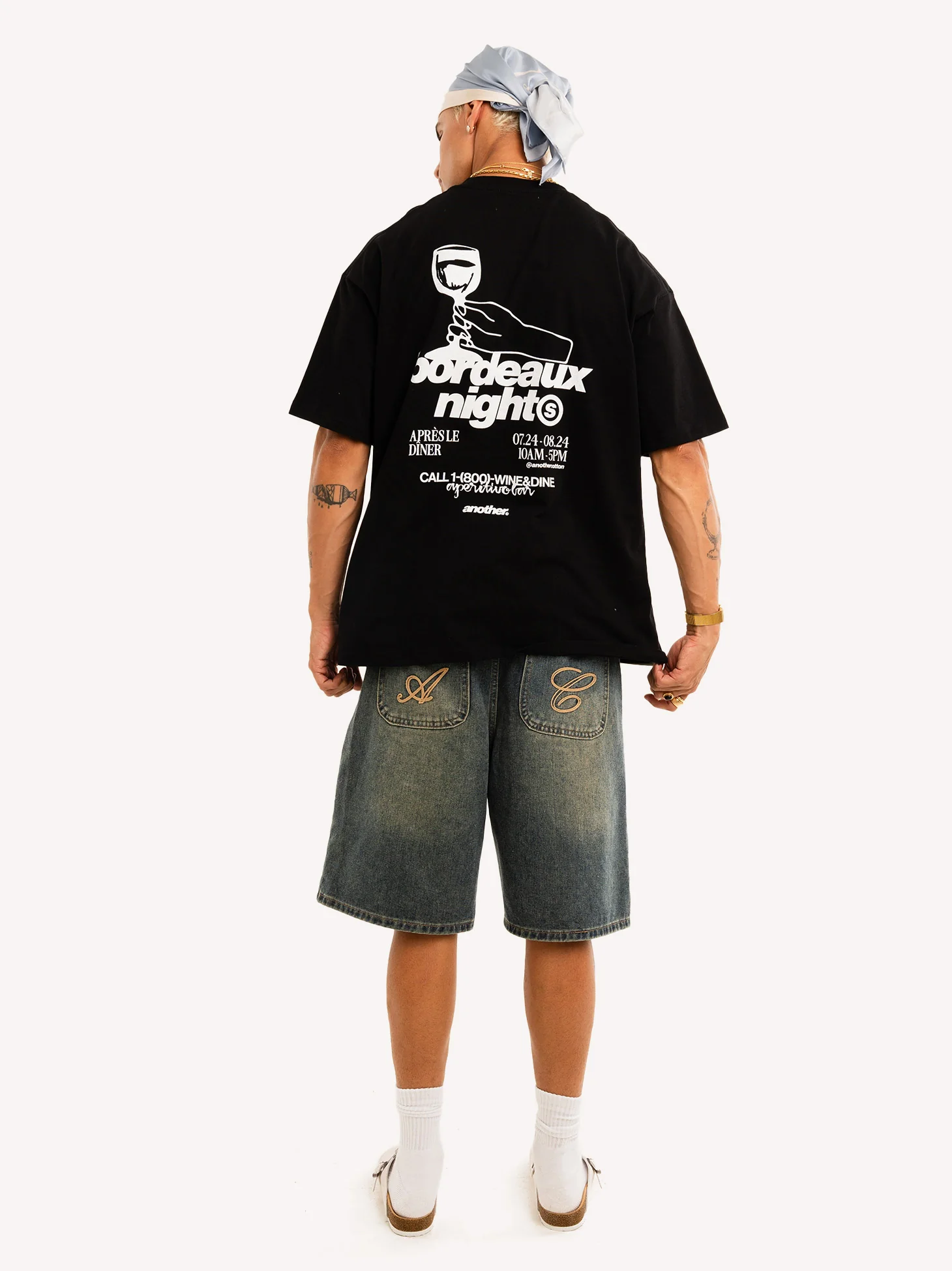 Bordeaux Nights Oversized T-Shirt - Image 3