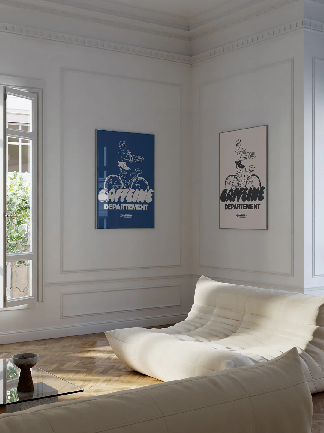 Blue Caffeine Department Poster - Image 2