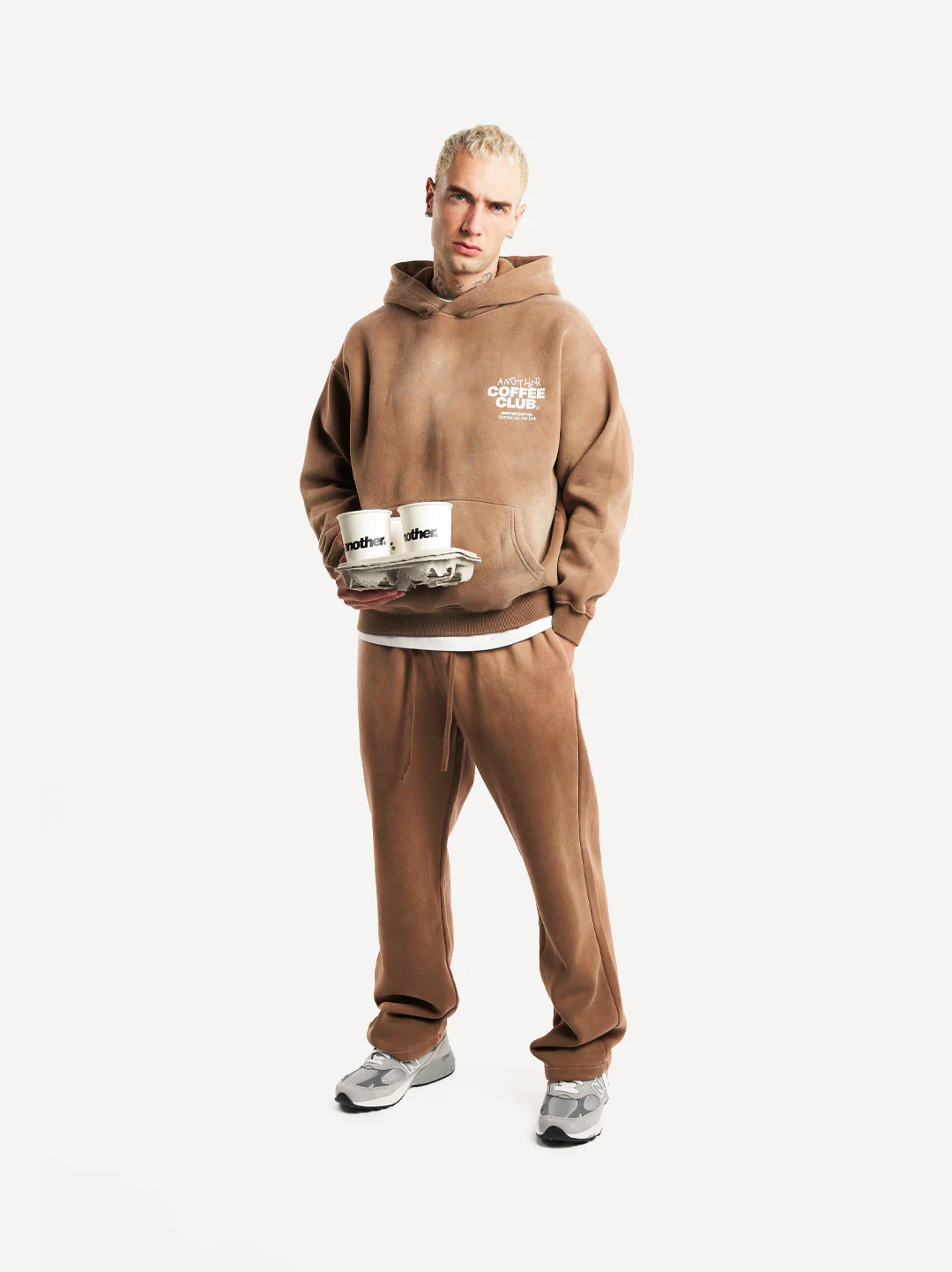 Coffee Club Washed Hoodie - Image 3