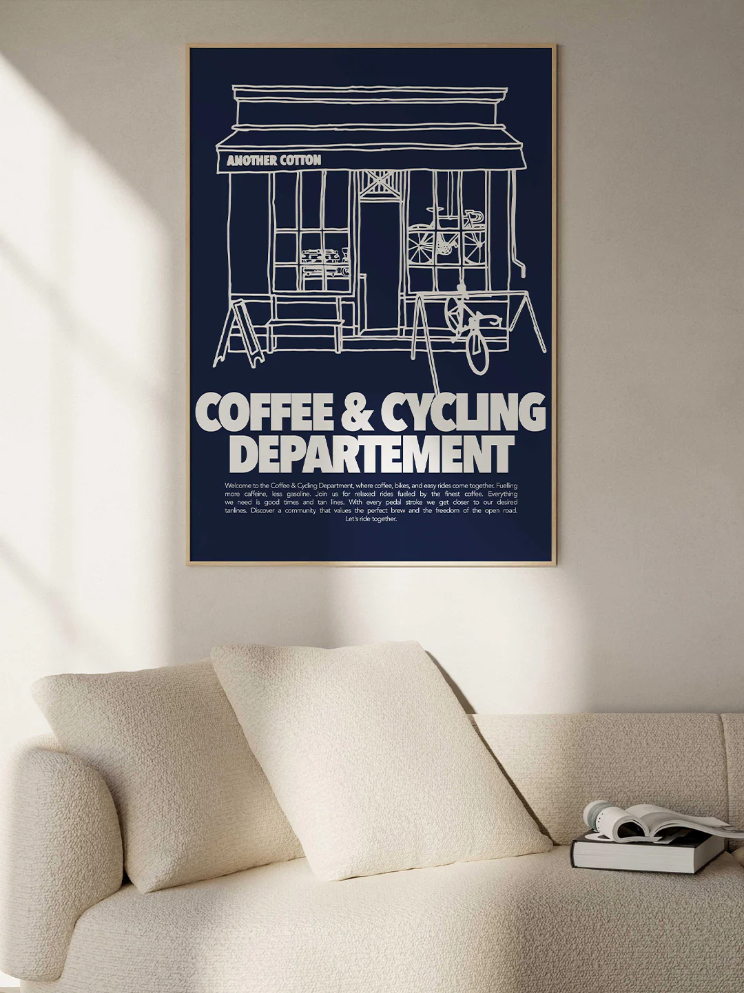 Coffee & Cycling Dept. Poster - Image 2