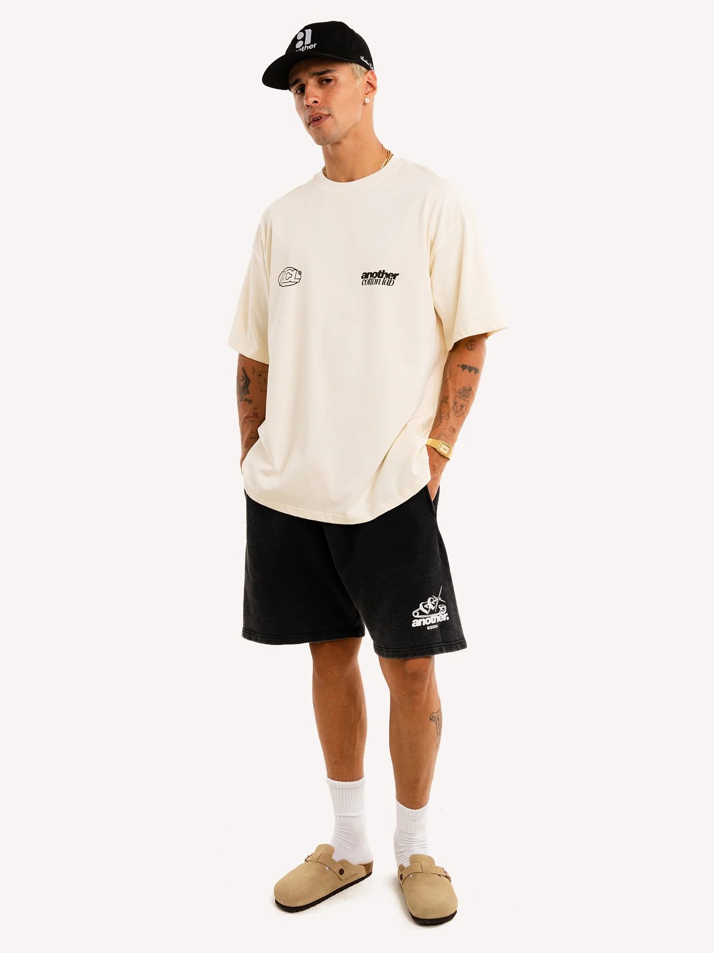 Coffee & Flowers Oversized T-Shirt - Image 4