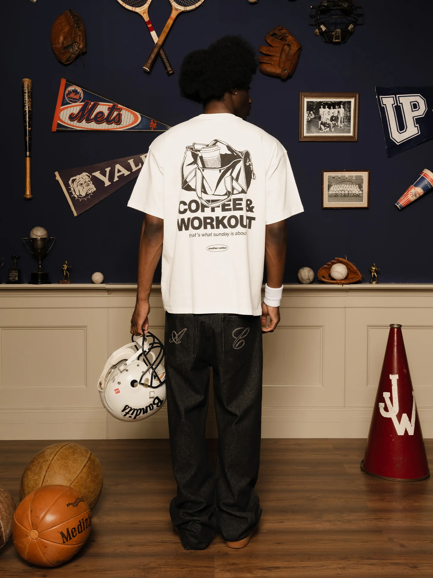 Coffee & Workout Oversized T-Shirt - Image 4