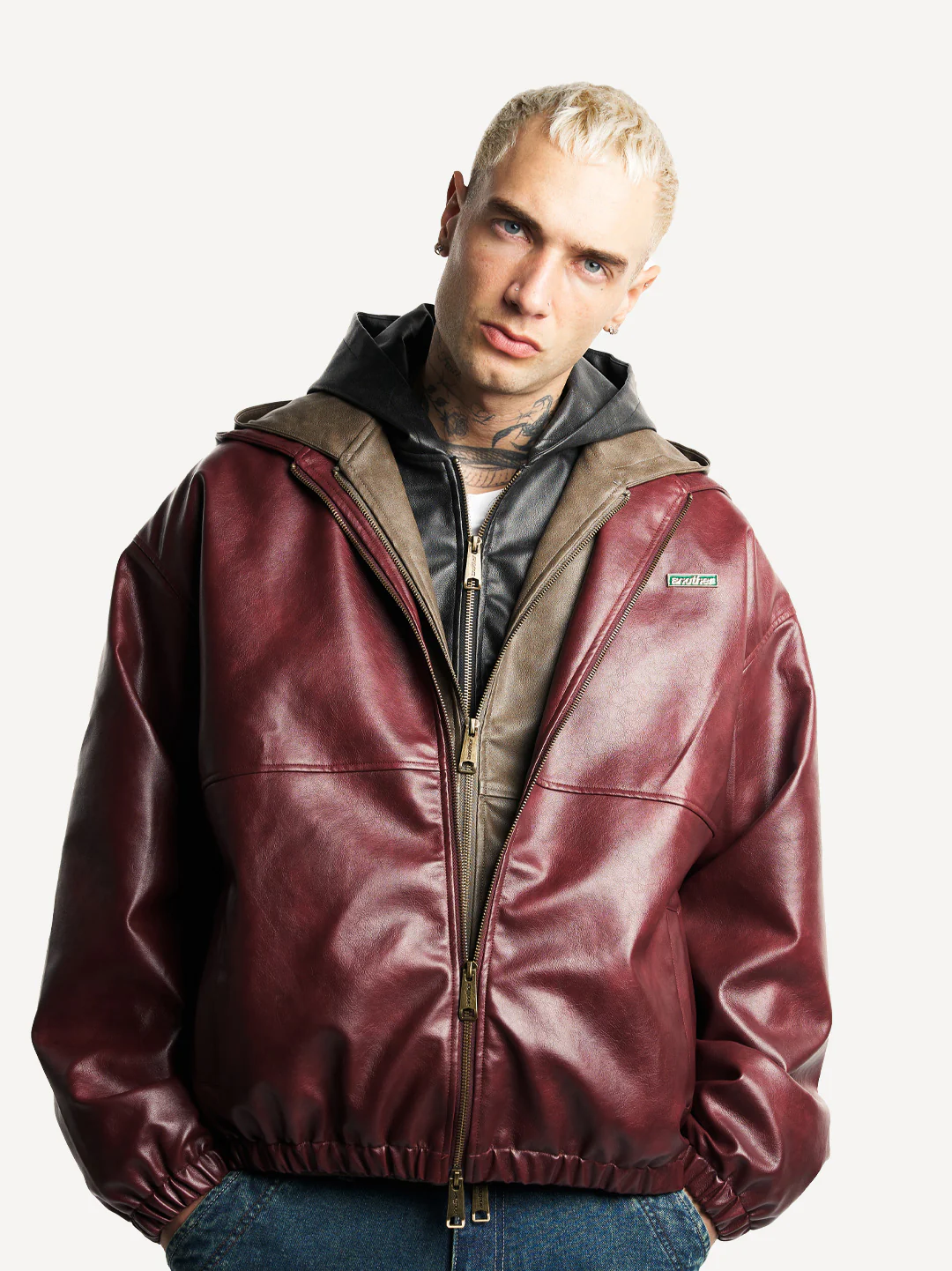 Everyday Vegan Leather Jacket - Image 4