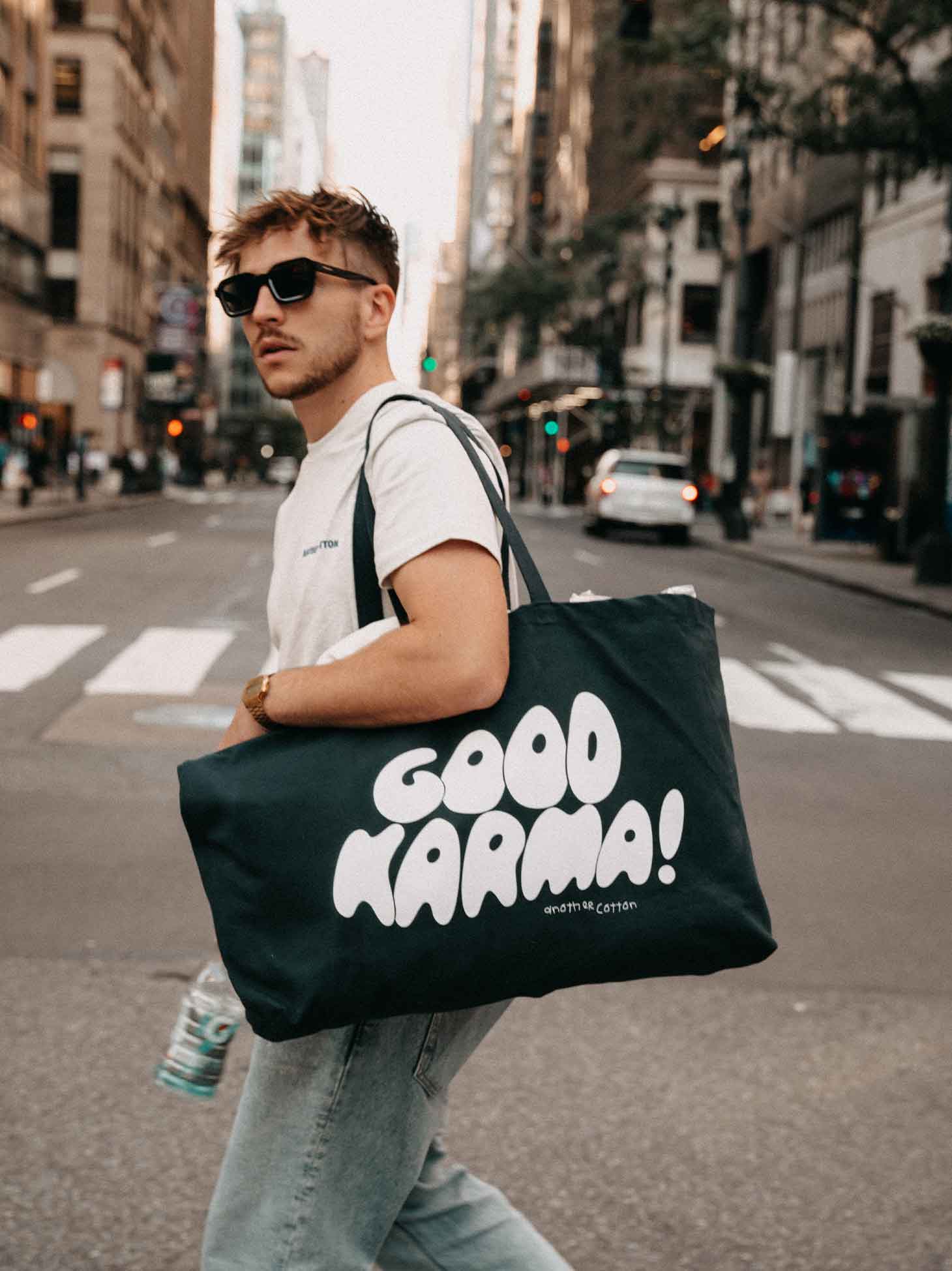 Good Karma Oversized Canvas Bag