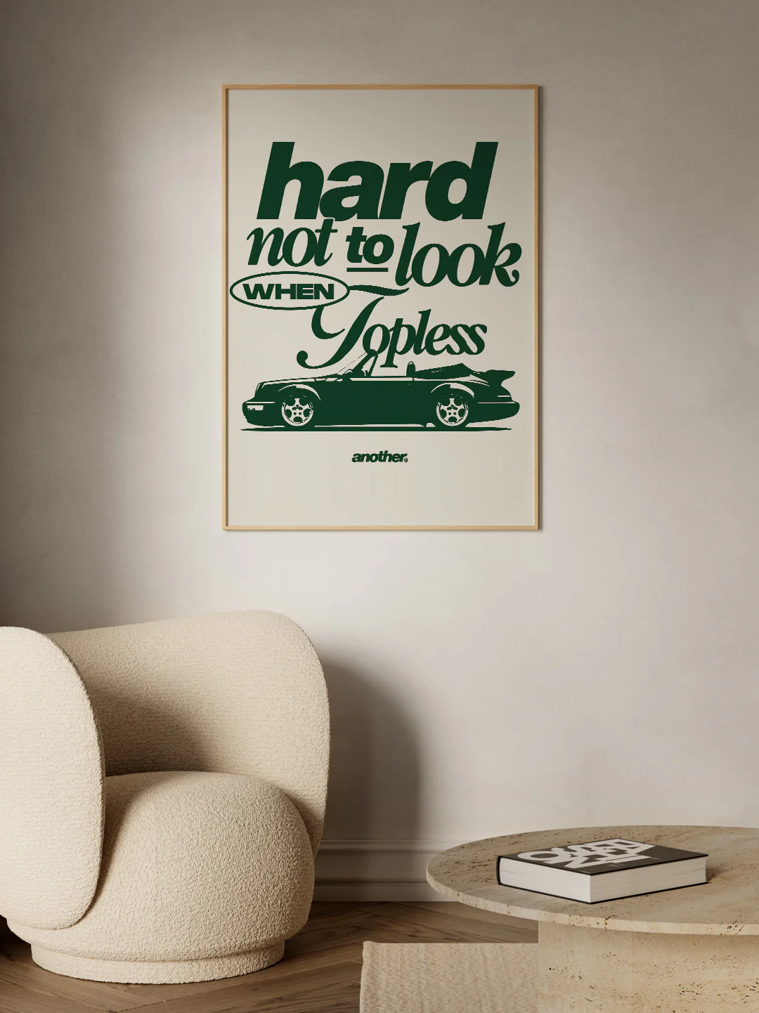 Hard Not To Look Topless Poster - Image 2
