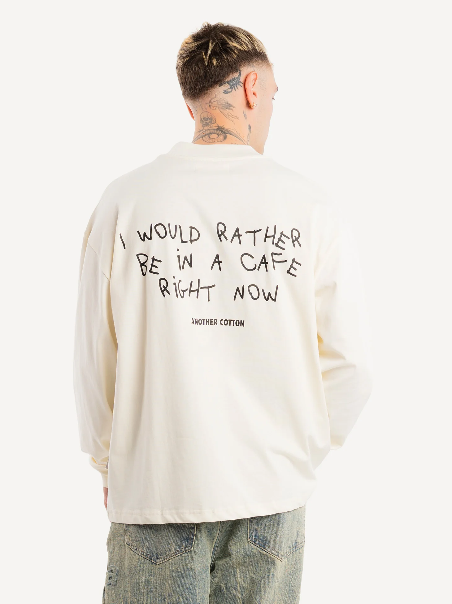 I Would Rather Be Boxy Longsleeve - Image 3