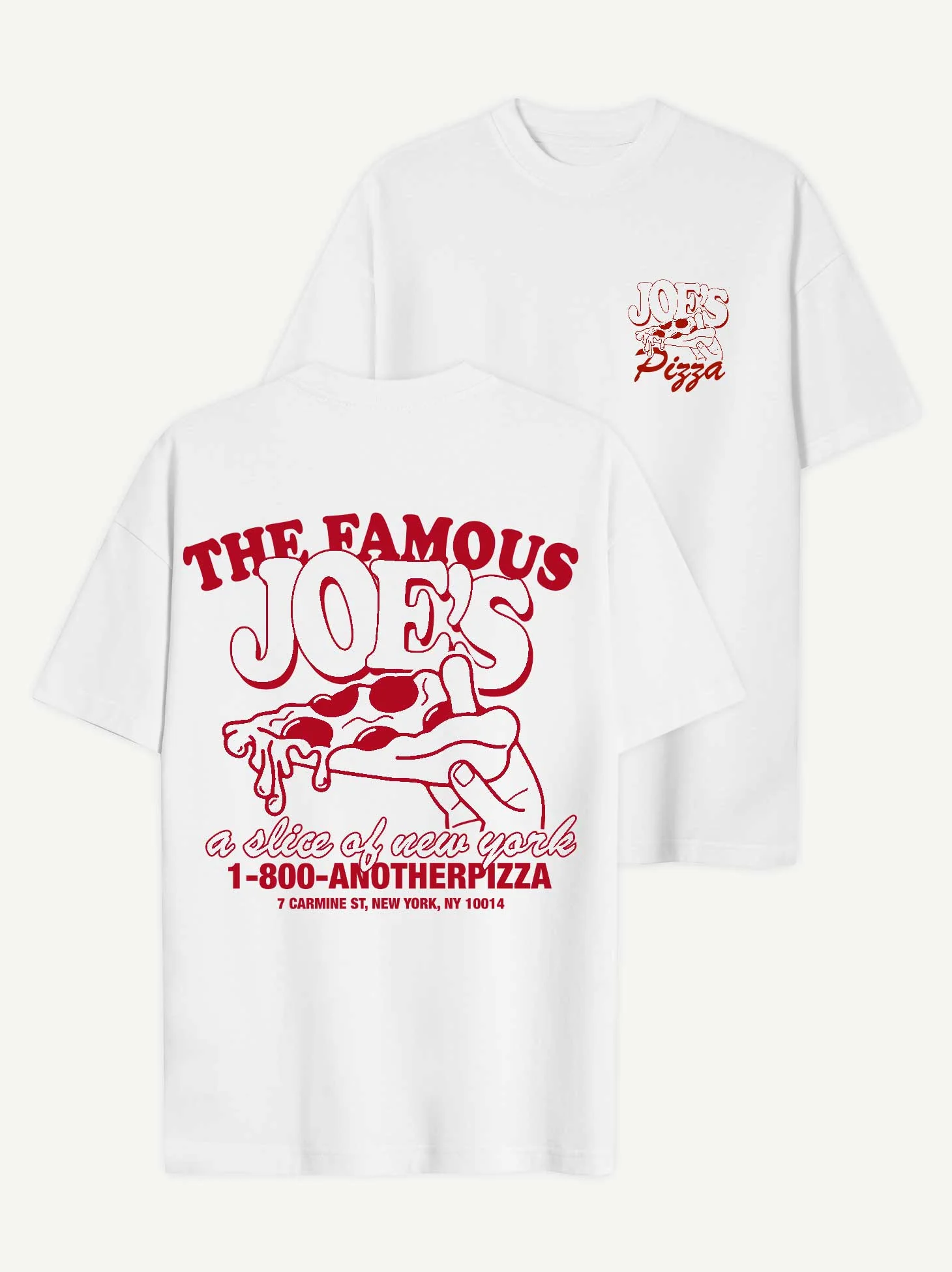 Joes Pizza T-Shirt - Image 2