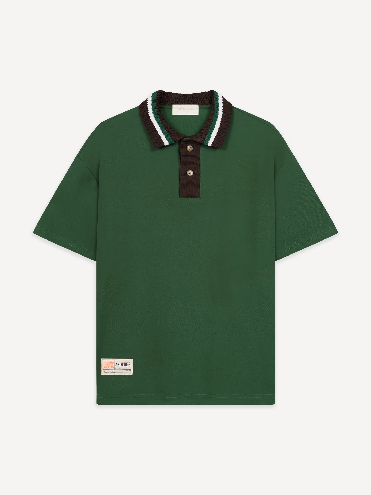 Knit Collar Oversized Polo - Image 8
