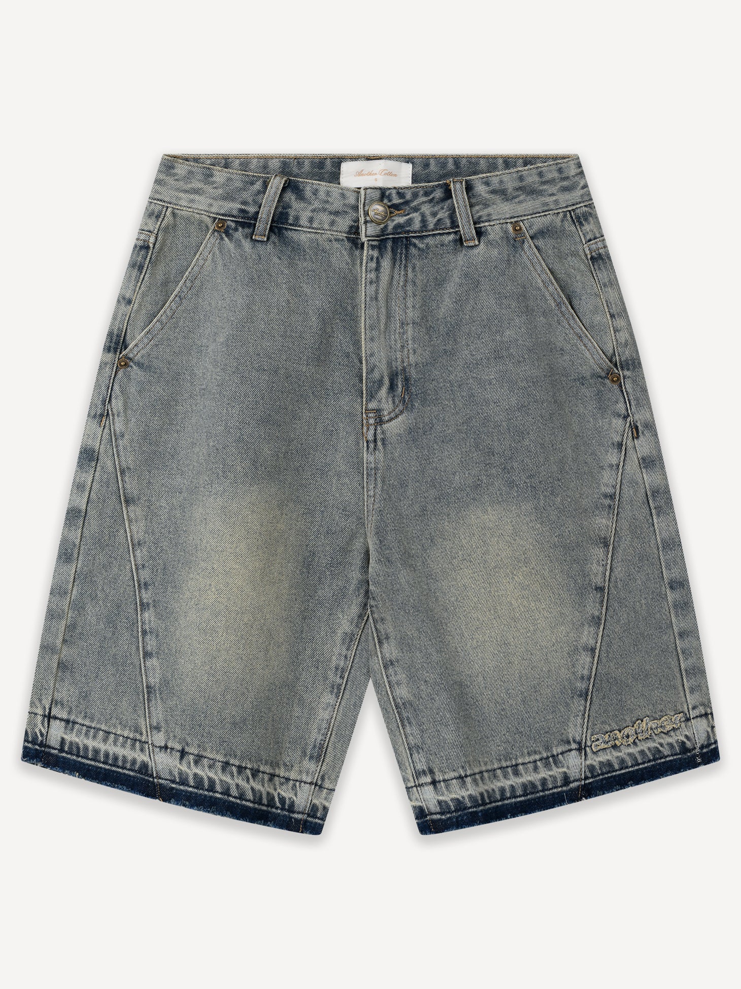 Destroyed Baggy Denim Shorts - Image 12