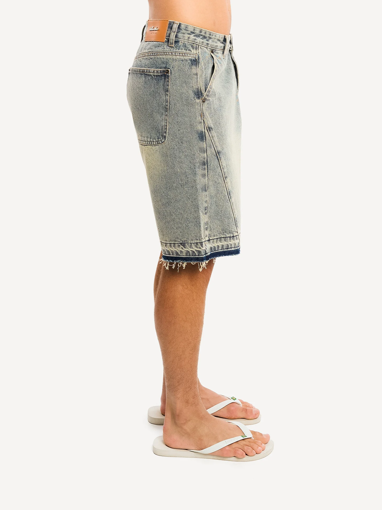 Destroyed Baggy Denim Shorts - Image 17