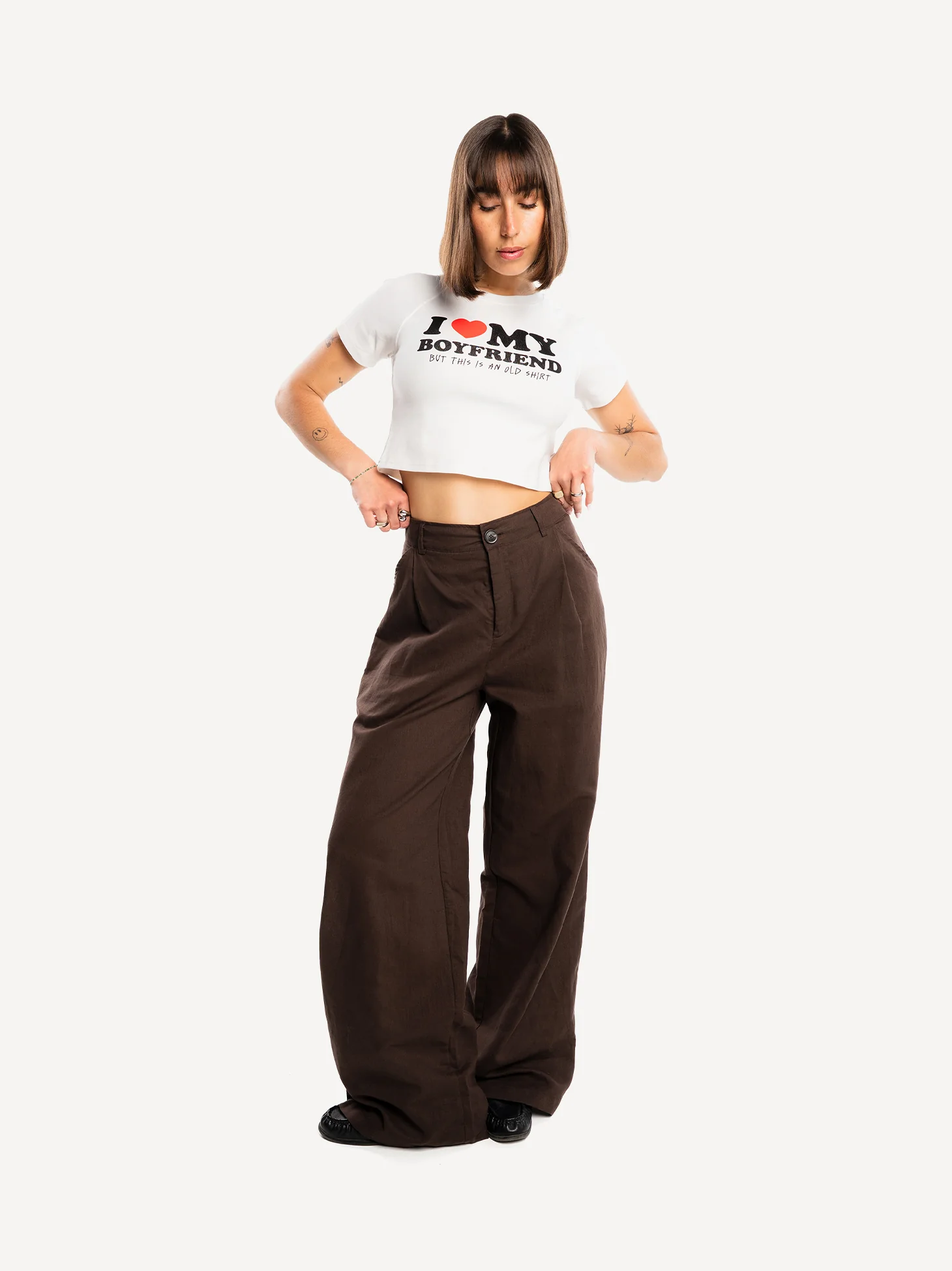 Love my Boyfriend Crop Top - Image 3