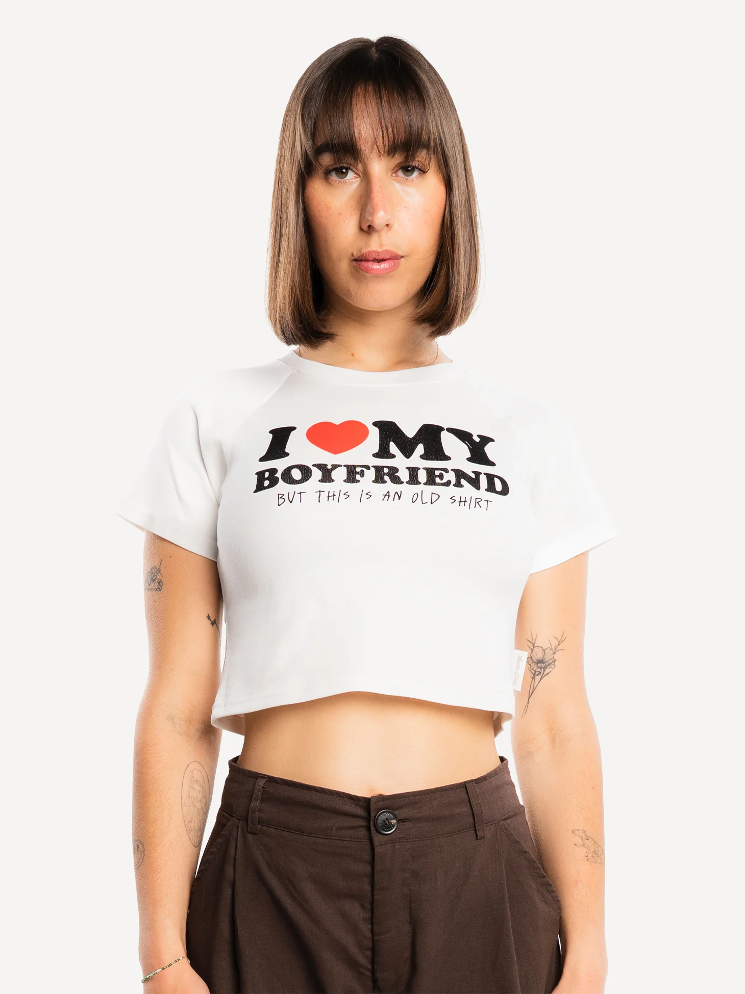 Love my Boyfriend Crop Top - Image 4