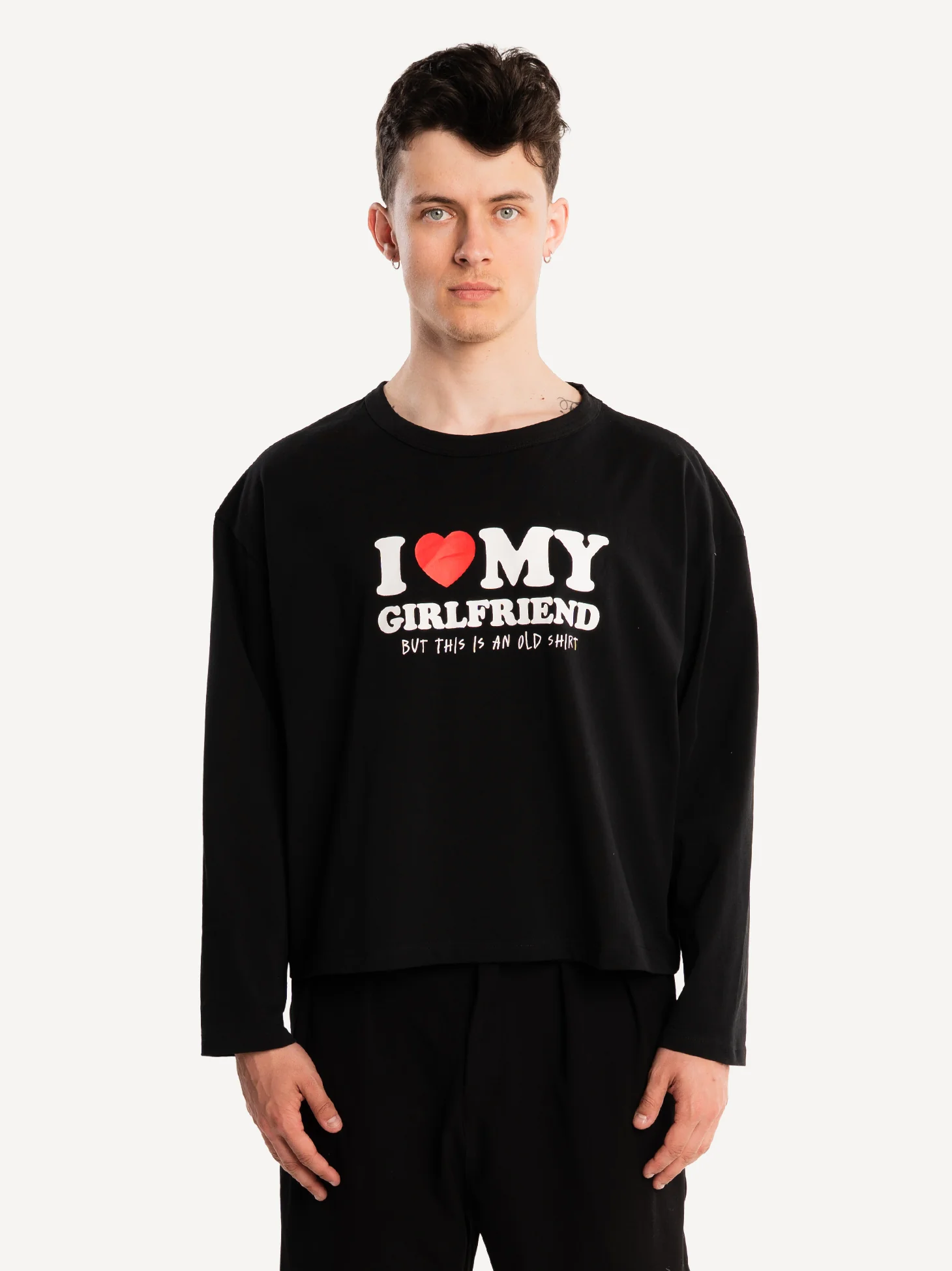 Love My Girlfriend Cropped Longsleeve - Image 3