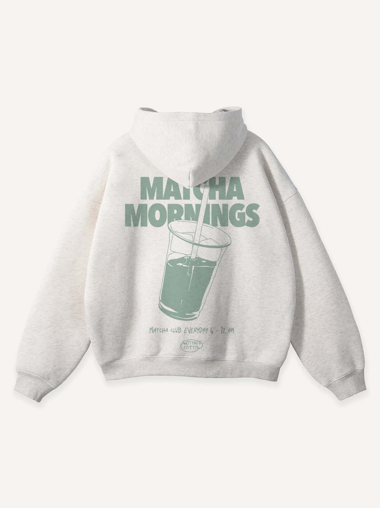 Matcha Mornings Oversized Hoodie - Image 4