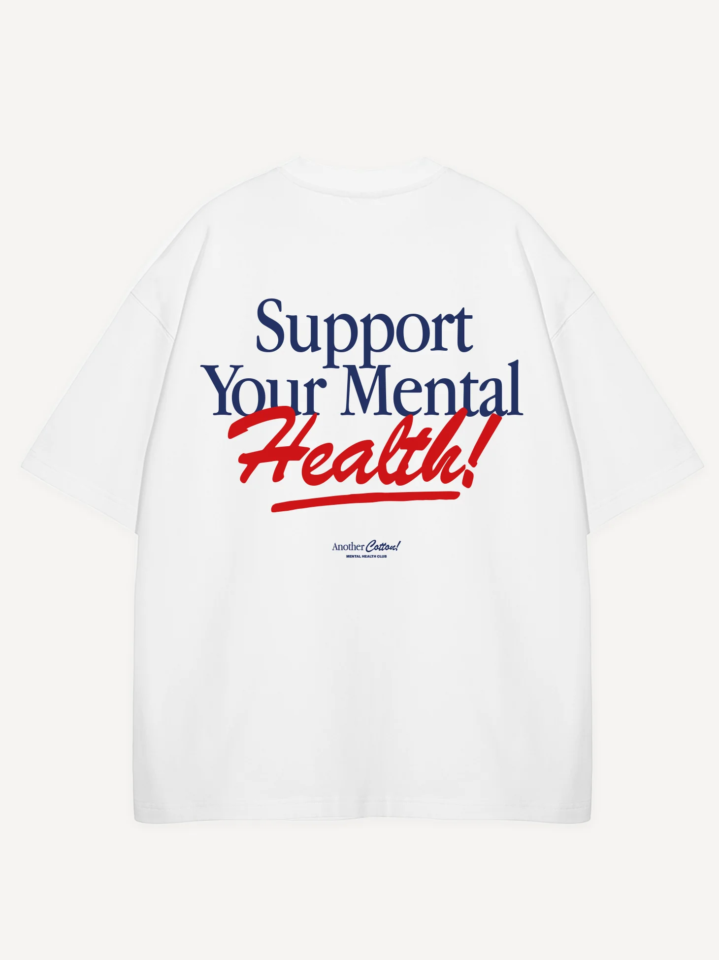 Support Your Mental Health Oversized T-Shirt - Image 3