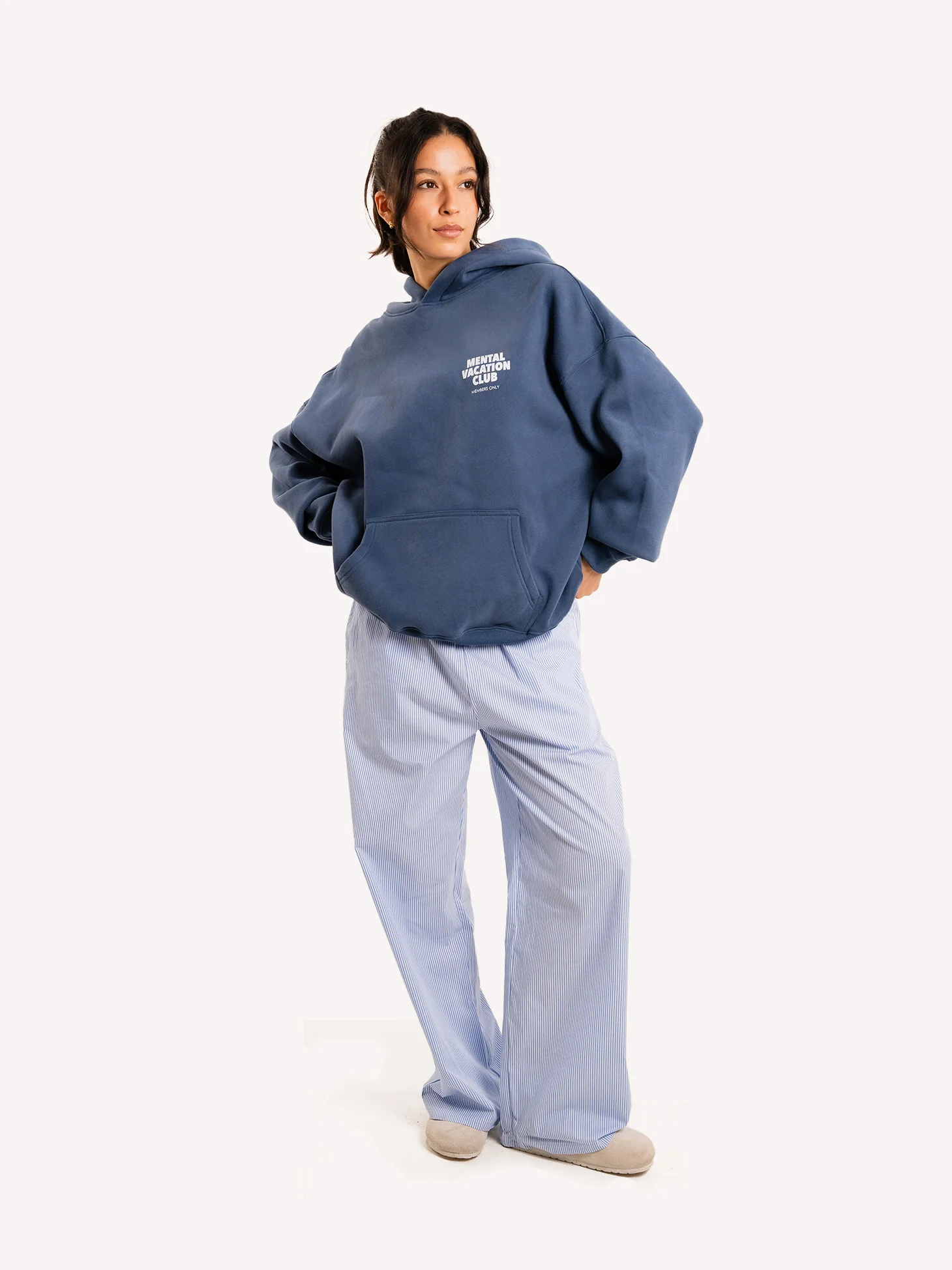 Mental Vacation Club Oversized Hoodie - Image 3
