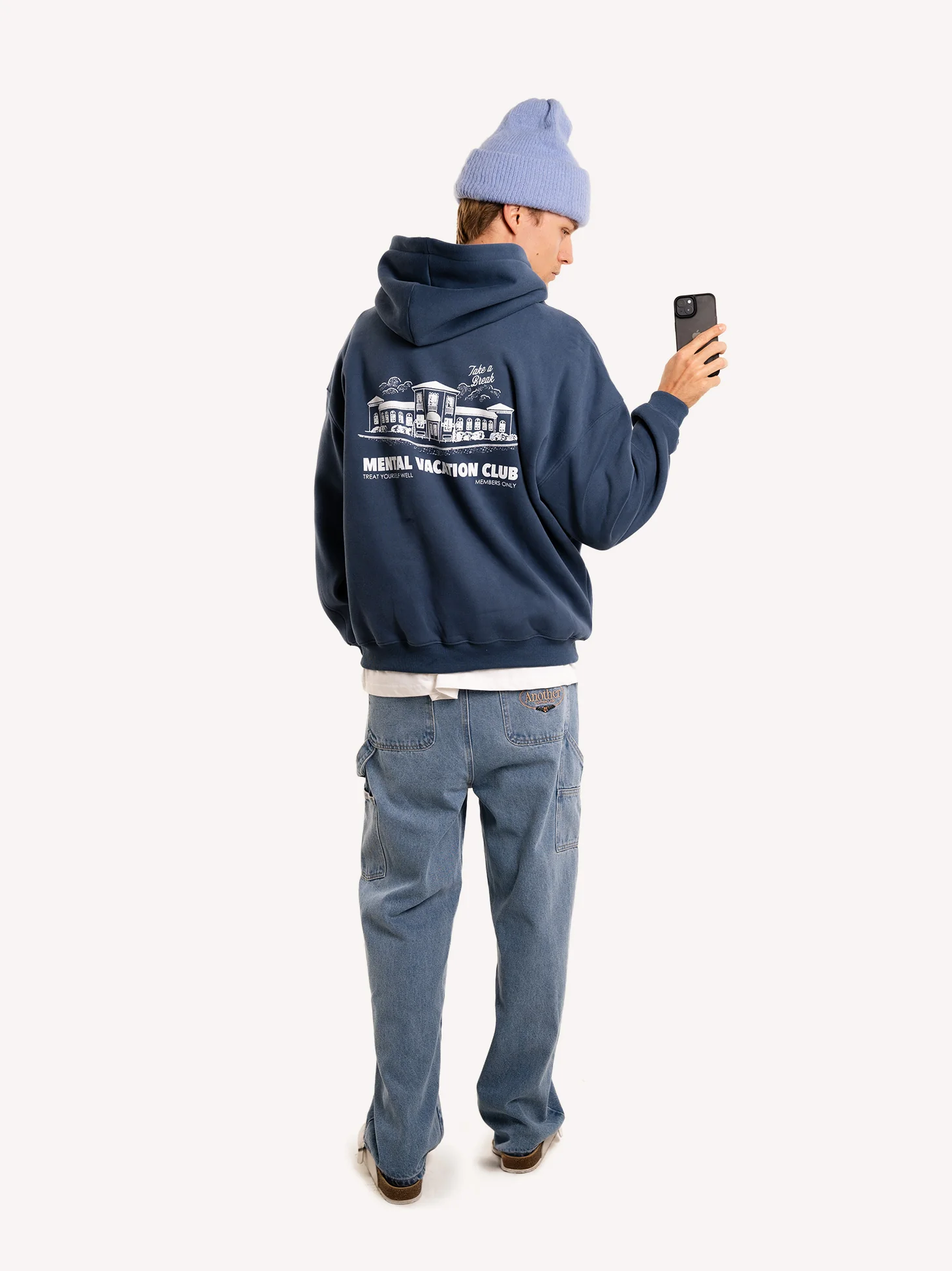 Mental Vacation Club Oversized Hoodie - Image 5