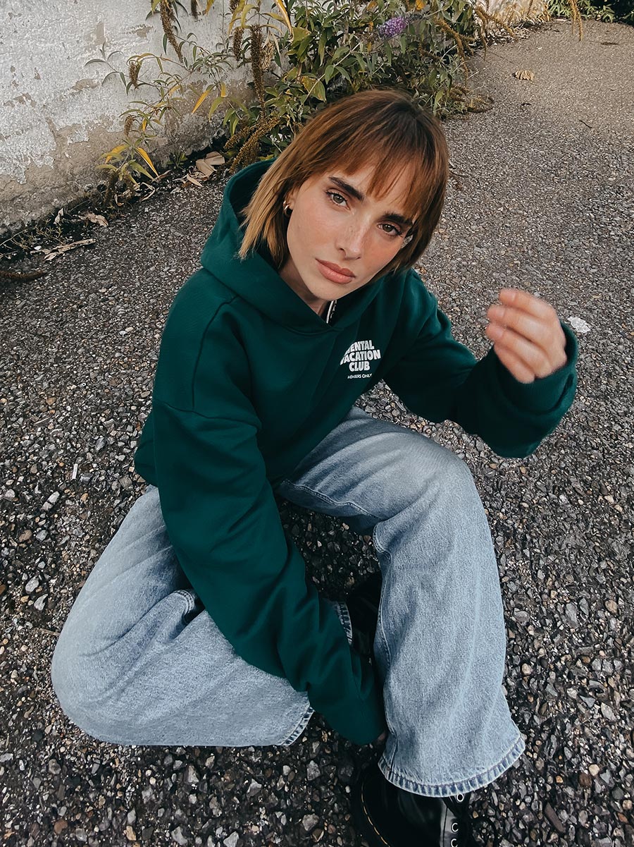 Mental Vacation Club Oversized Hoodie - Image 6