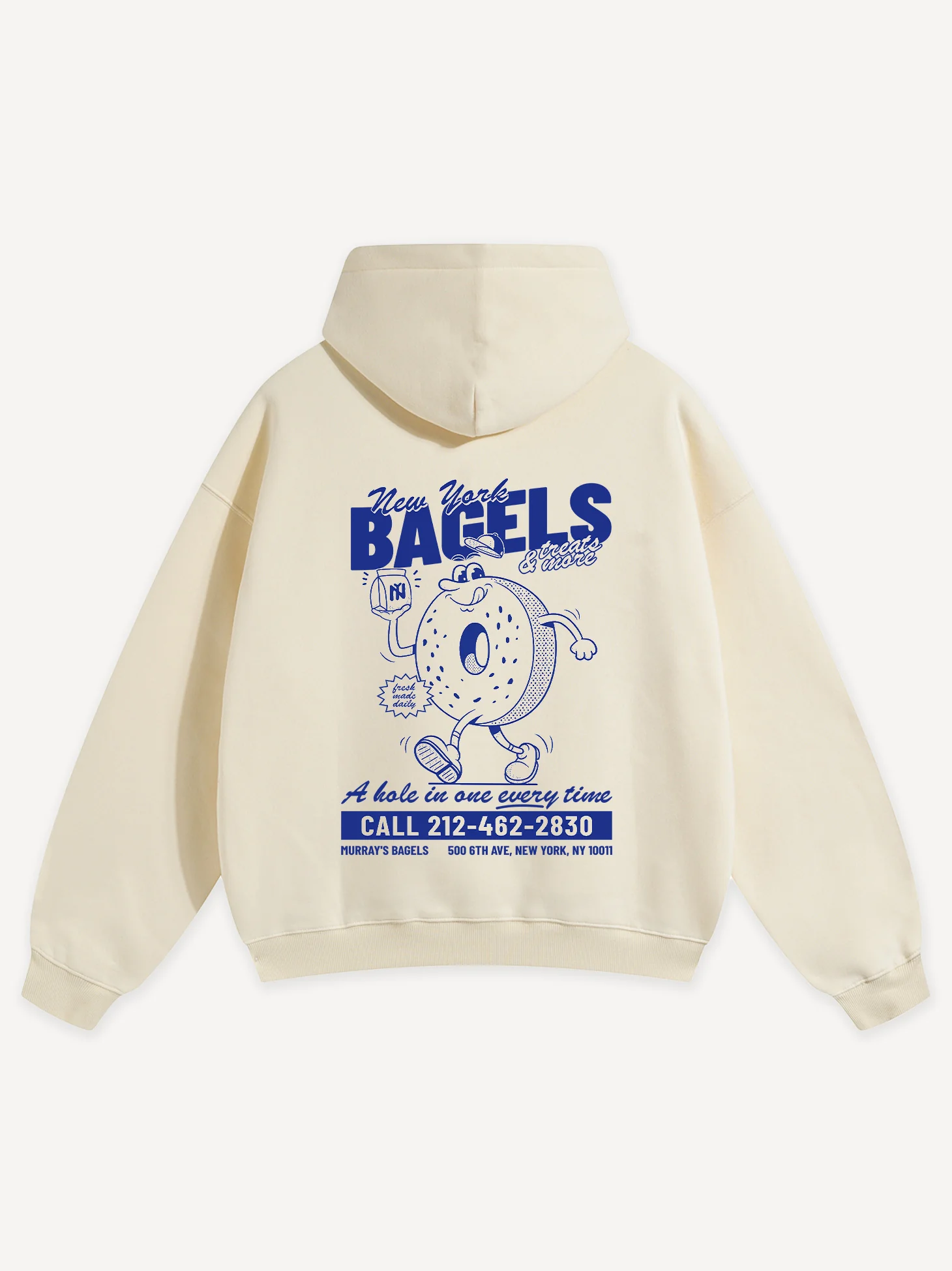 New York Bagel Oversized Hoodie - Image 5
