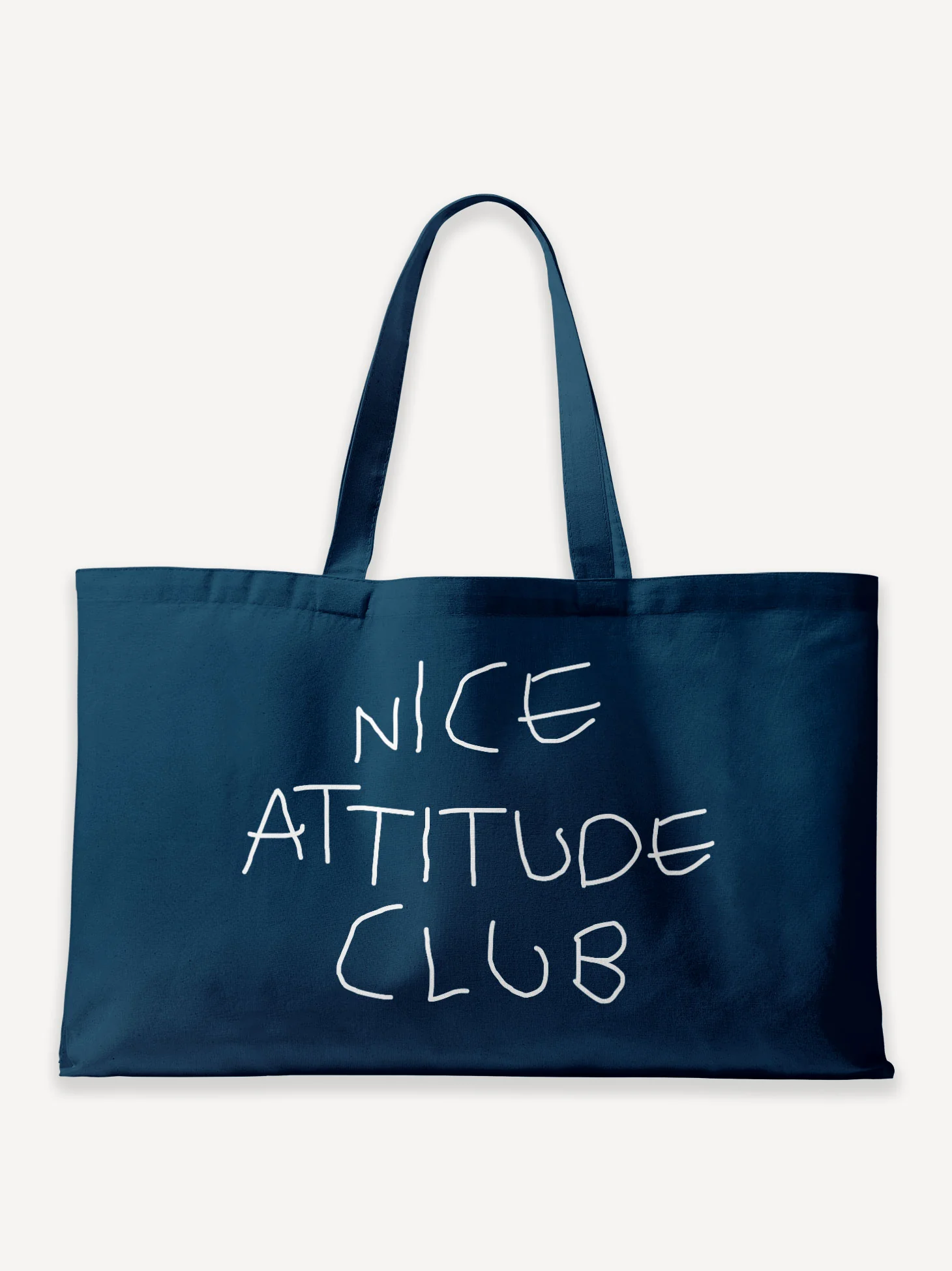 Nice Attitude Club Oversized Canvas Bag - Image 2