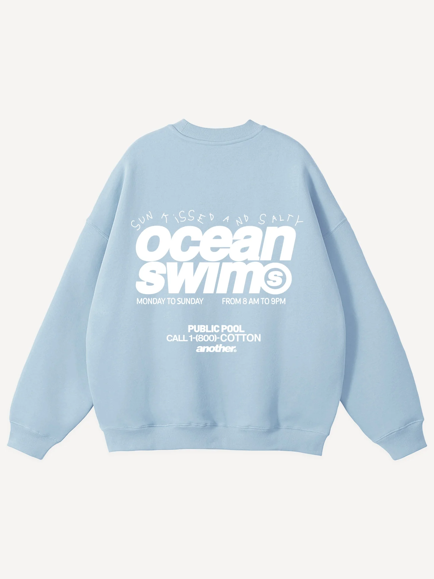 Ocean Swim Oversized Sweatshirt - Image 2