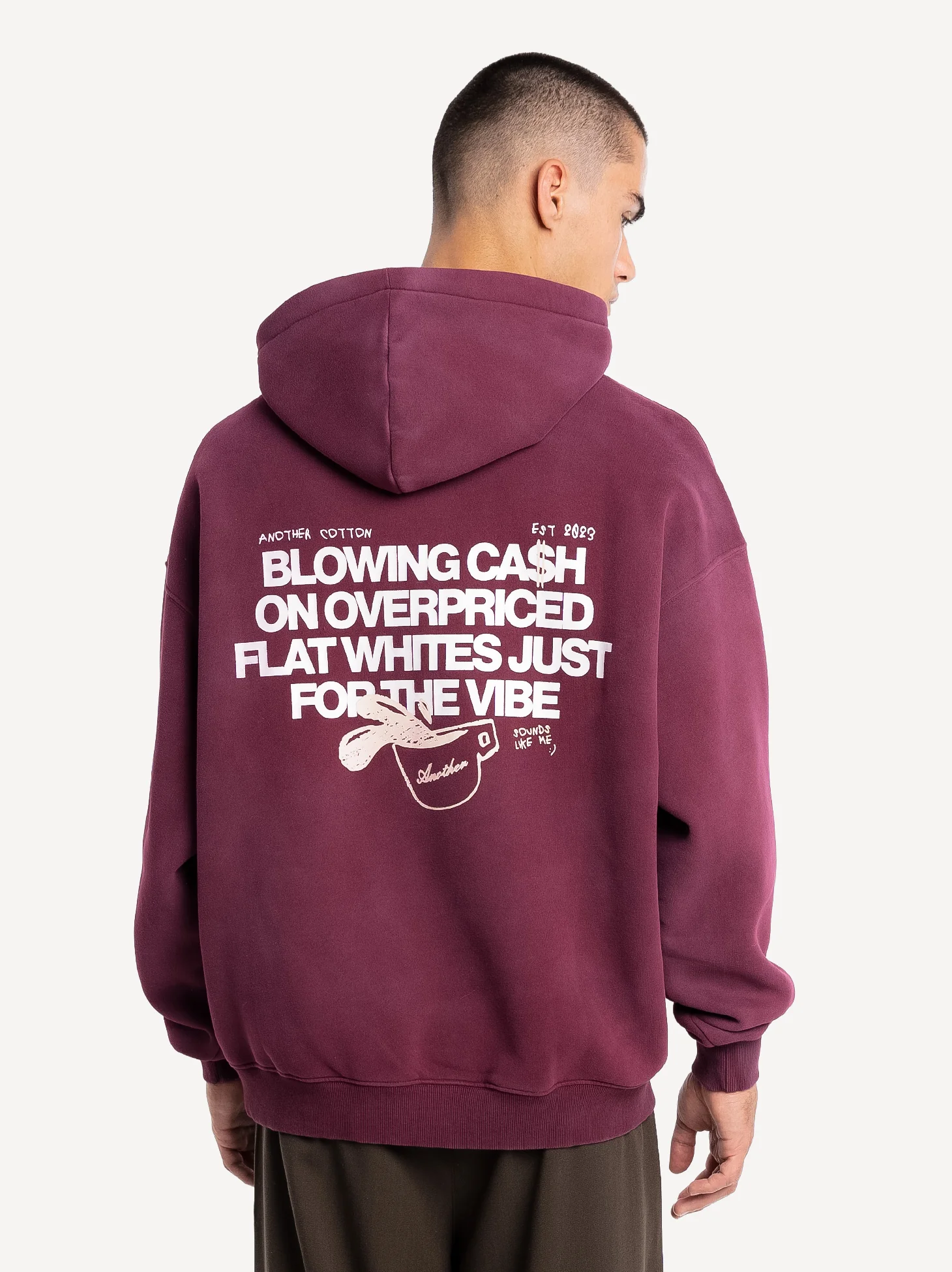 Overpriced Flatwhites Hoodie - Image 3
