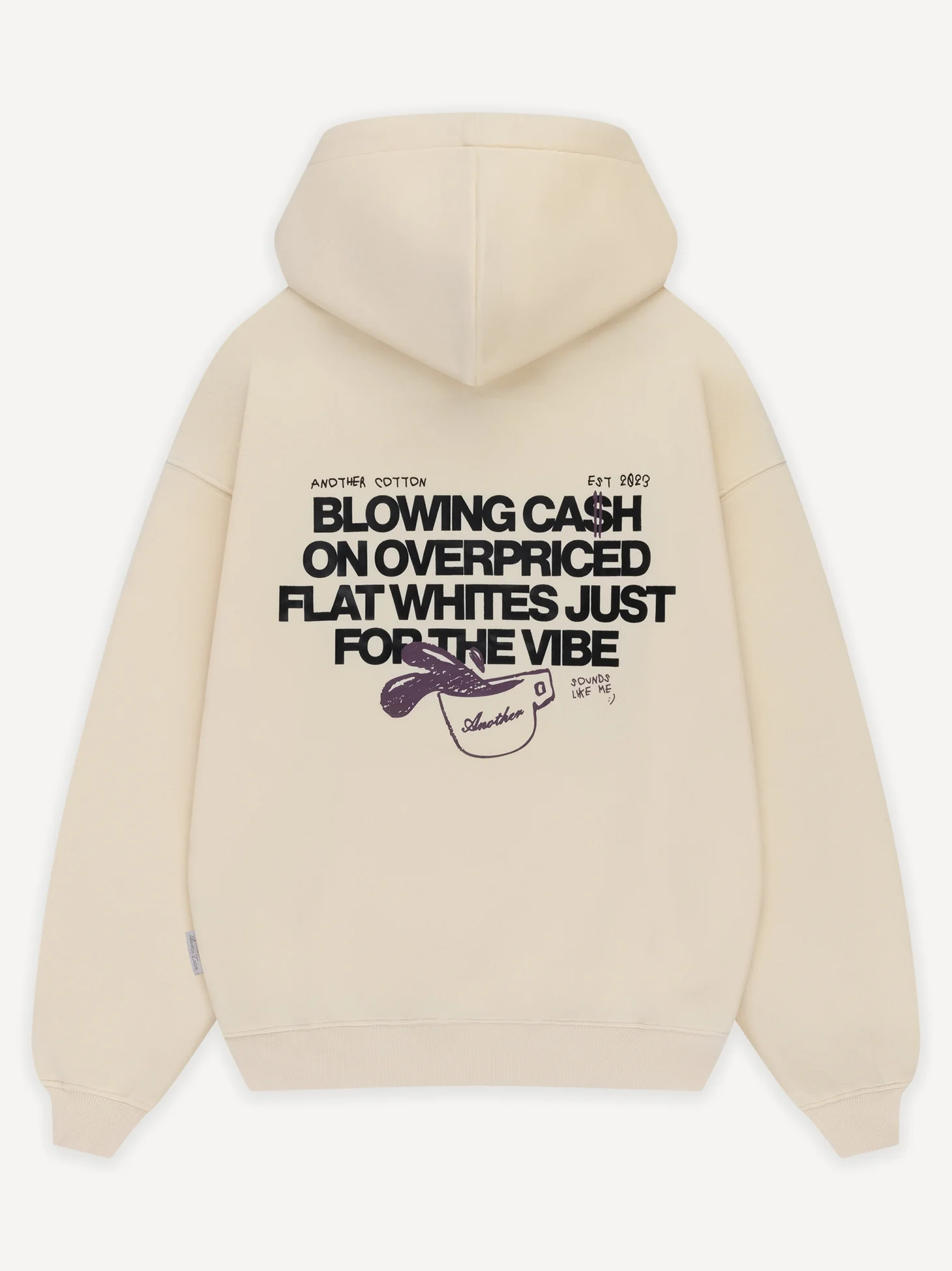 Overpriced Flatwhites Hoodie - Image 5