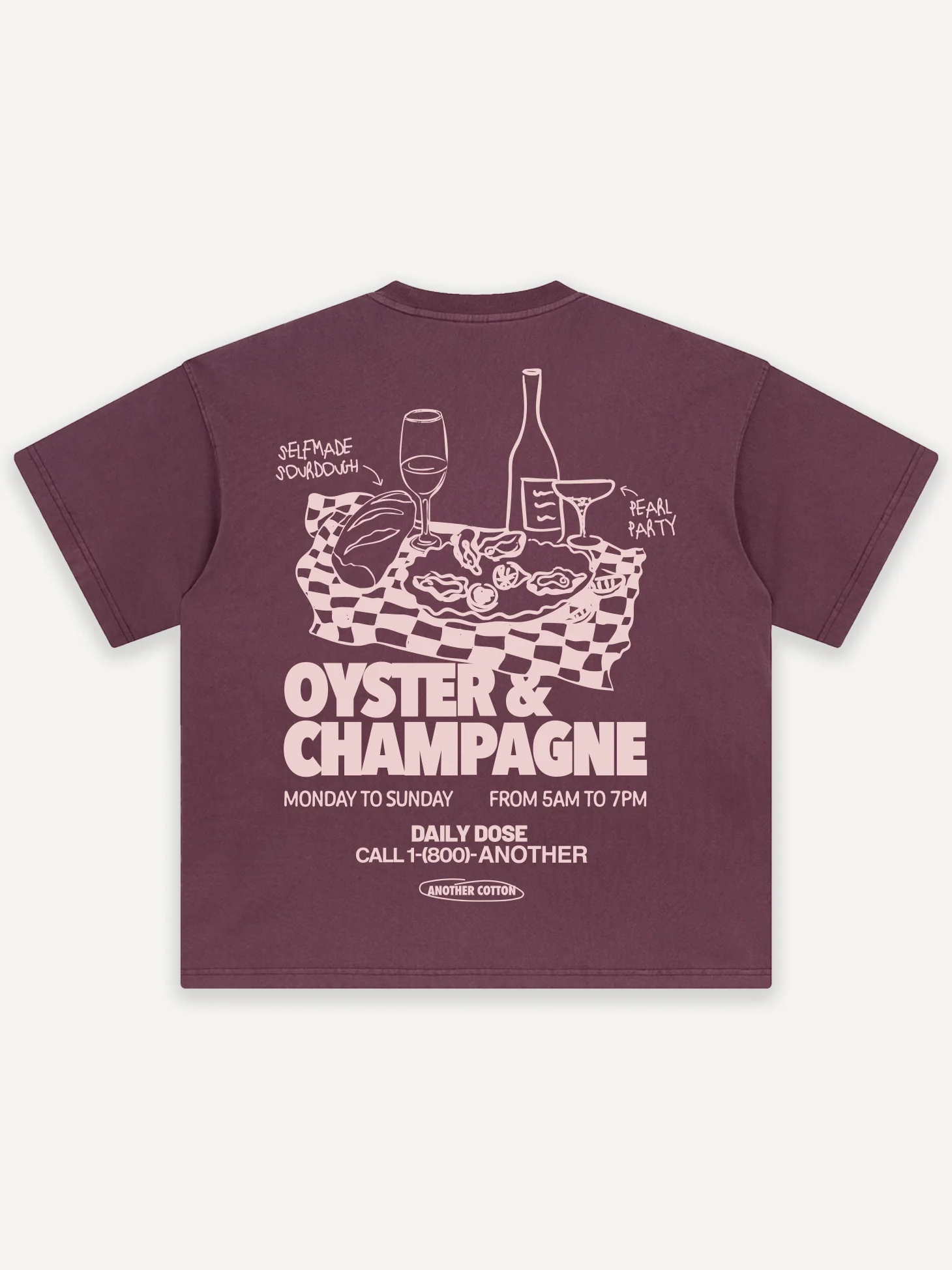 Oyster & Champagne Oversized T-Shirt - Image 5