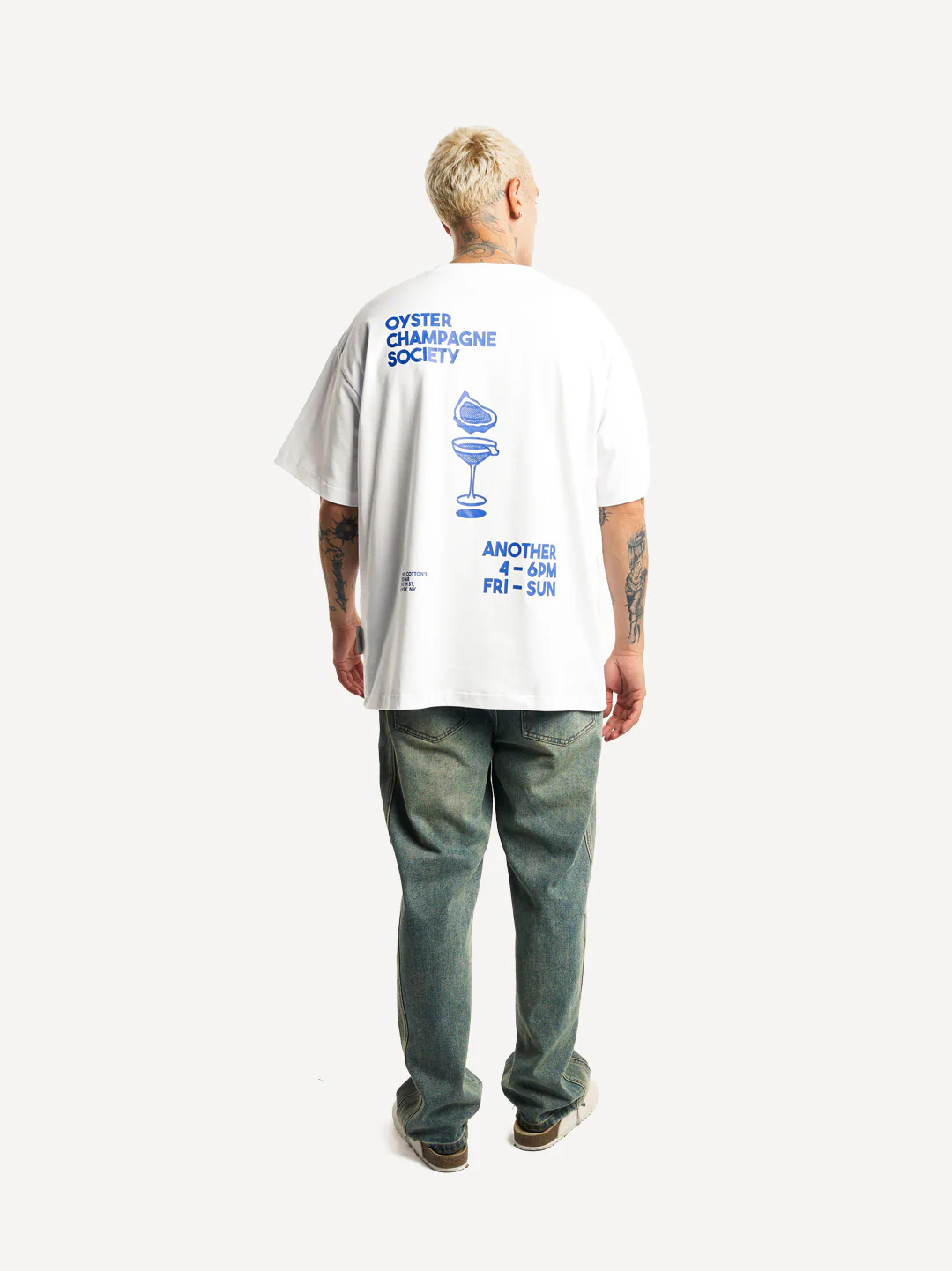 Oyster & Champagne T-Shirt - Image 8