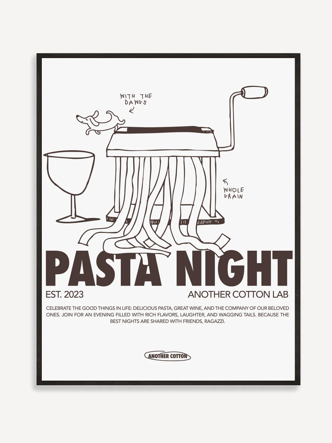 Pasta Night Poster