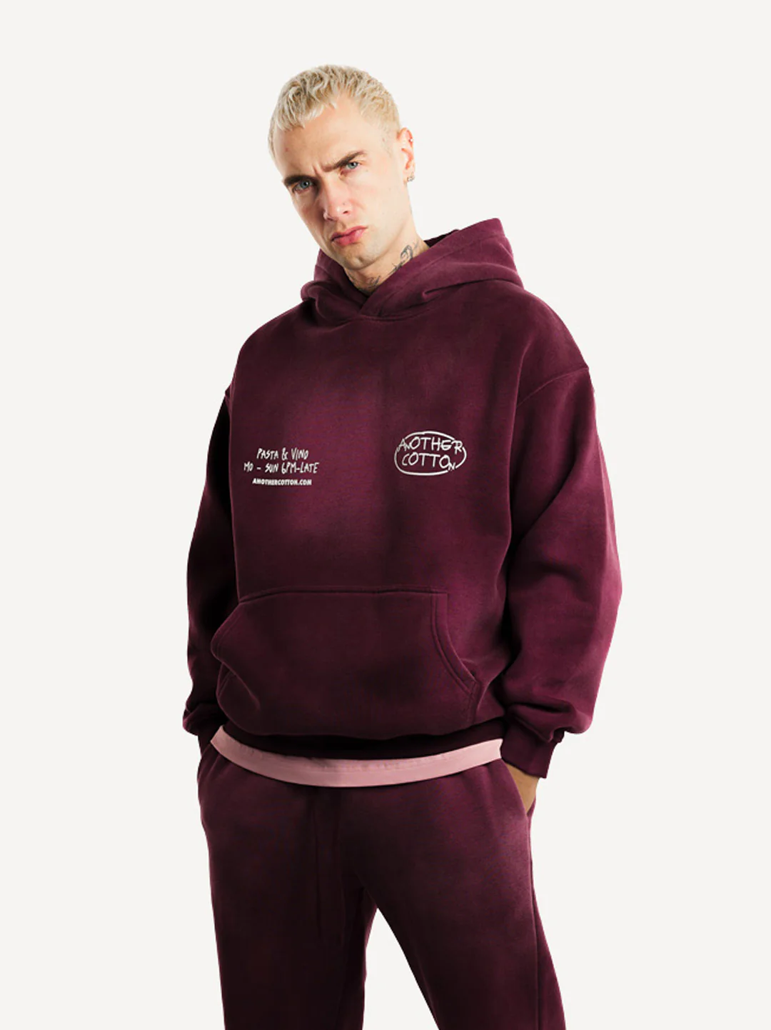 Pasta Night Washed Hoodie - Image 3