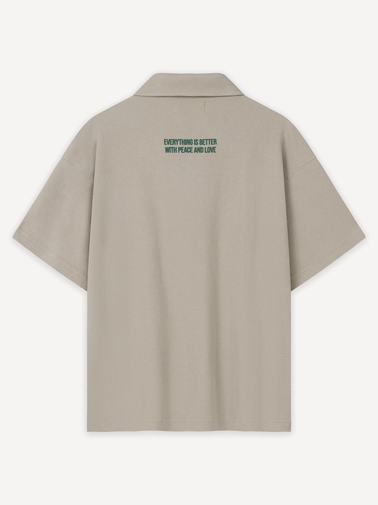 Peace Waffle Polo Shirt - Image 11