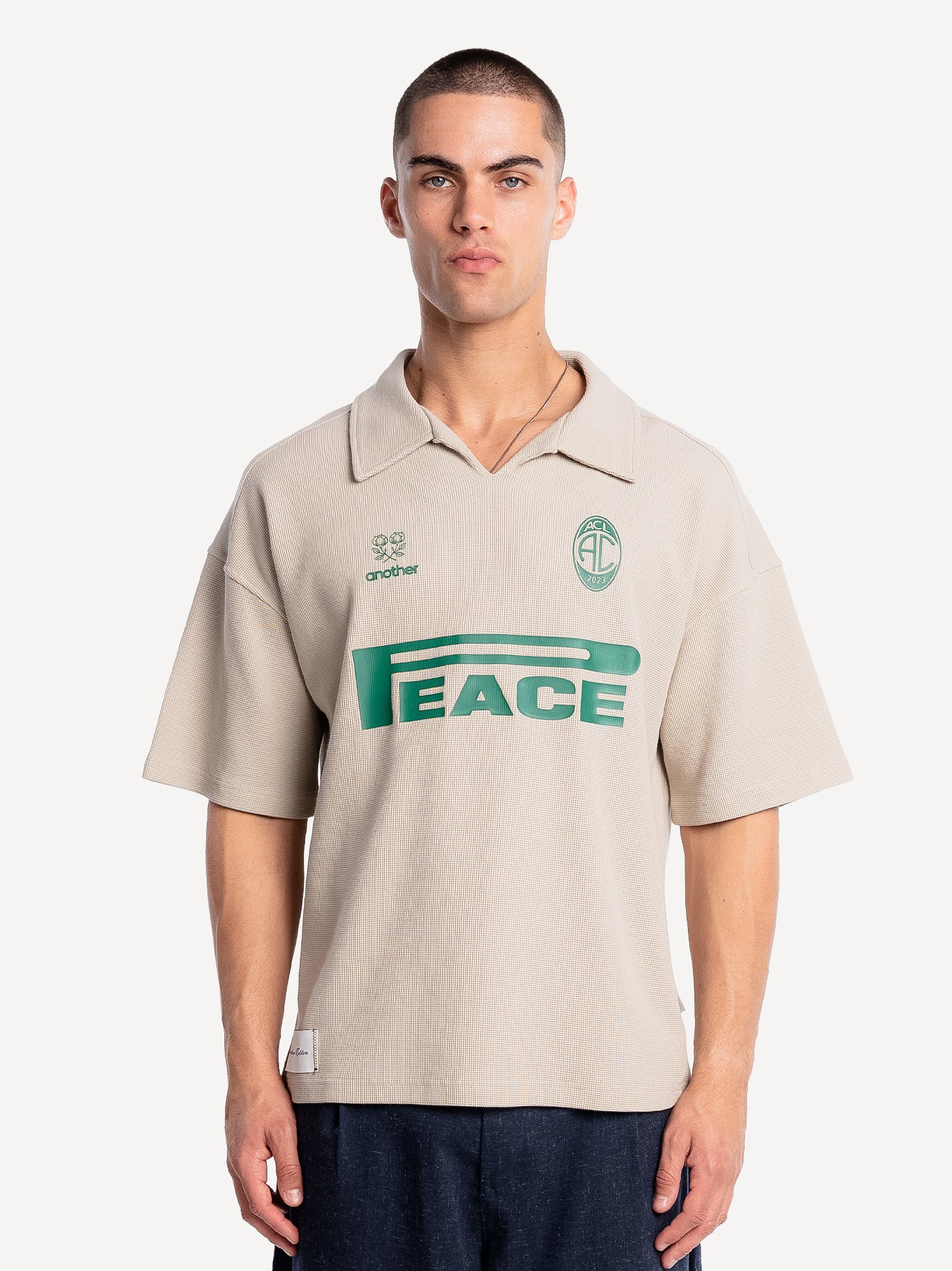 Peace Waffle Polo Shirt - Image 12