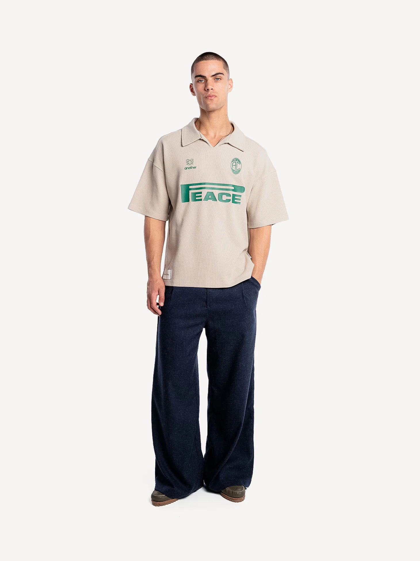Peace Waffle Polo Shirt - Image 14